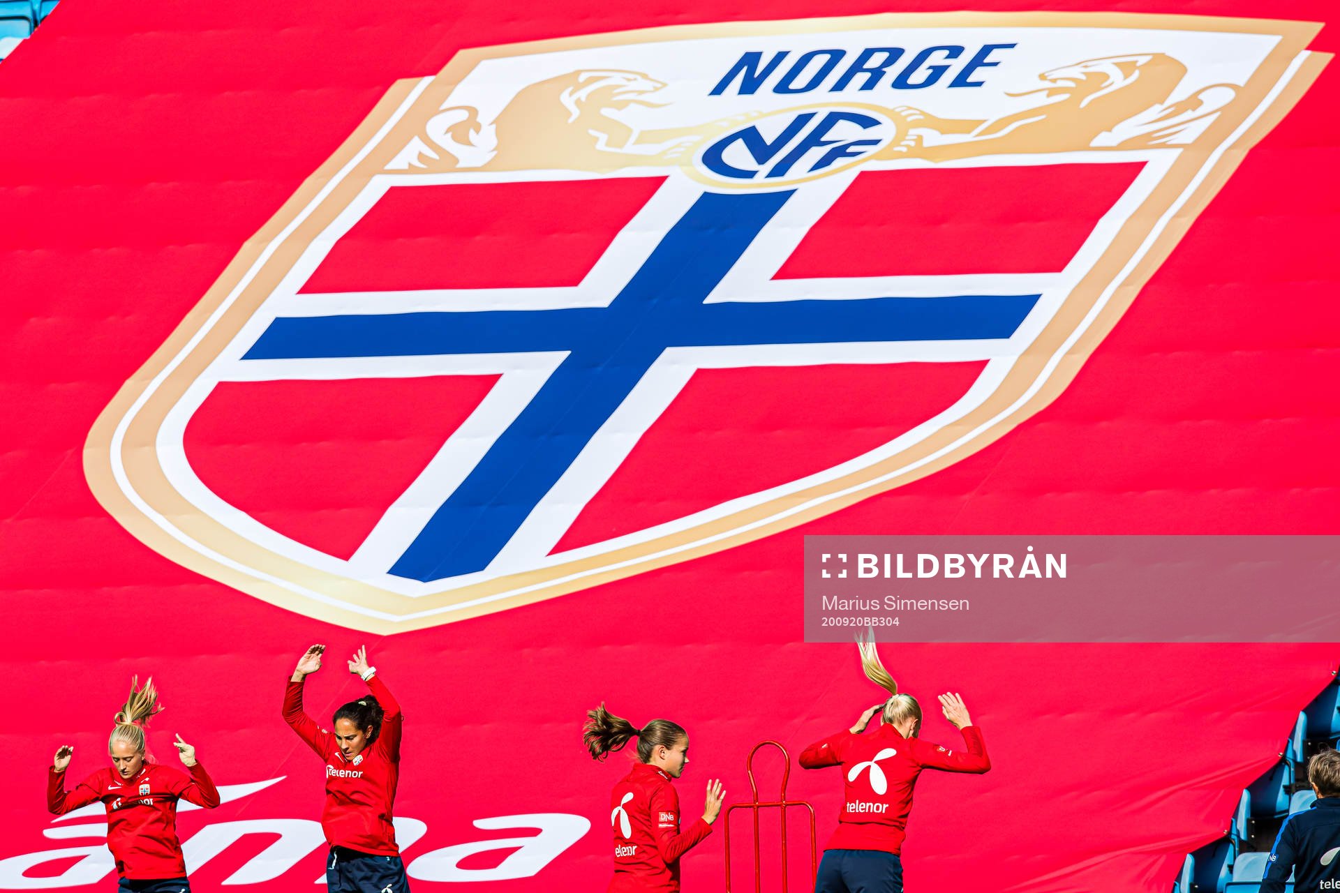 Anja Sønstevold and Ingrid Moe Wold of the Norwegian