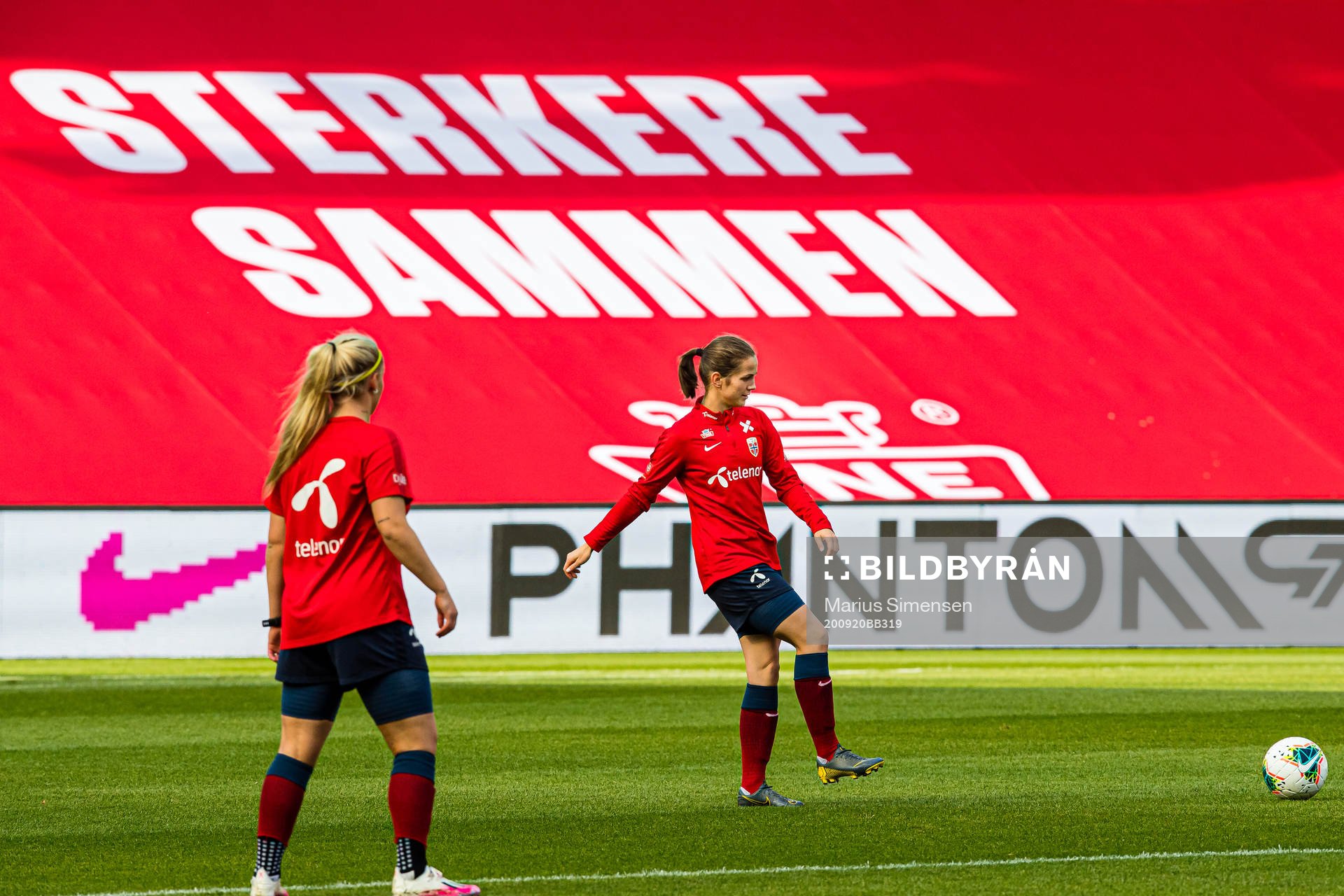 Tuva Hansen of the Norwegian women’s national football