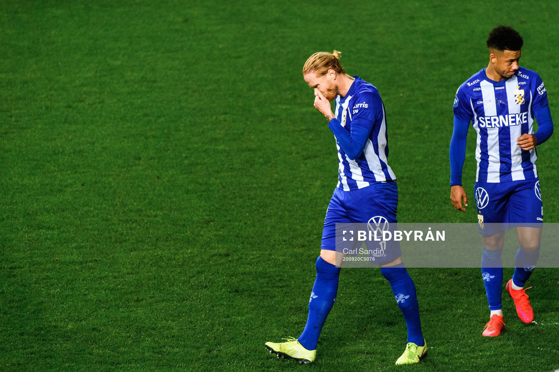 IFK Göteborg Alexander Farnerud och Tobias Sana deppar