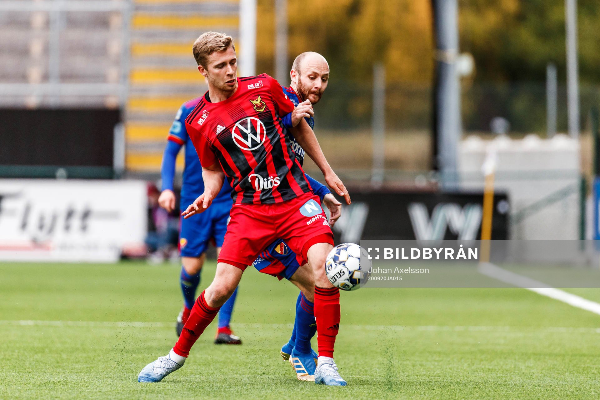 Östersunds Ludvig Fritzson och Djurgårdens Curtis Edwards