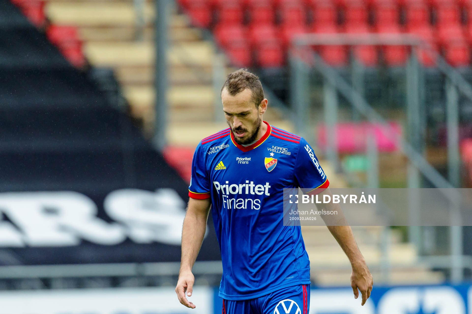 Djurgårdens Emir Kujovic deppar