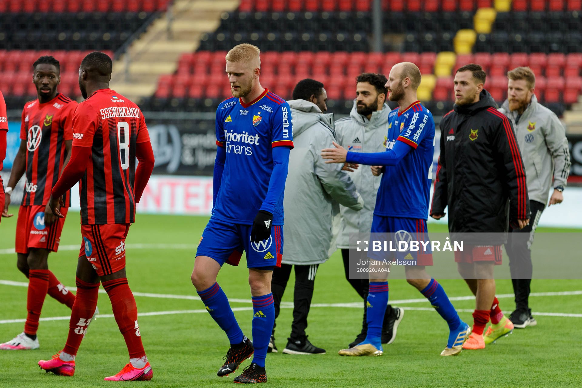 Djurgårdens Kalle Holmberg deppar