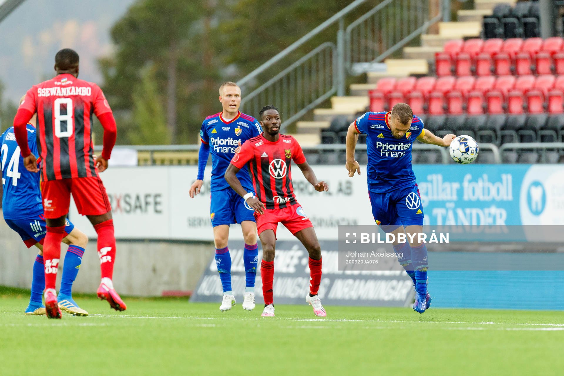 under fotbollsmatchen i Allsvenskan mellan Östersund och