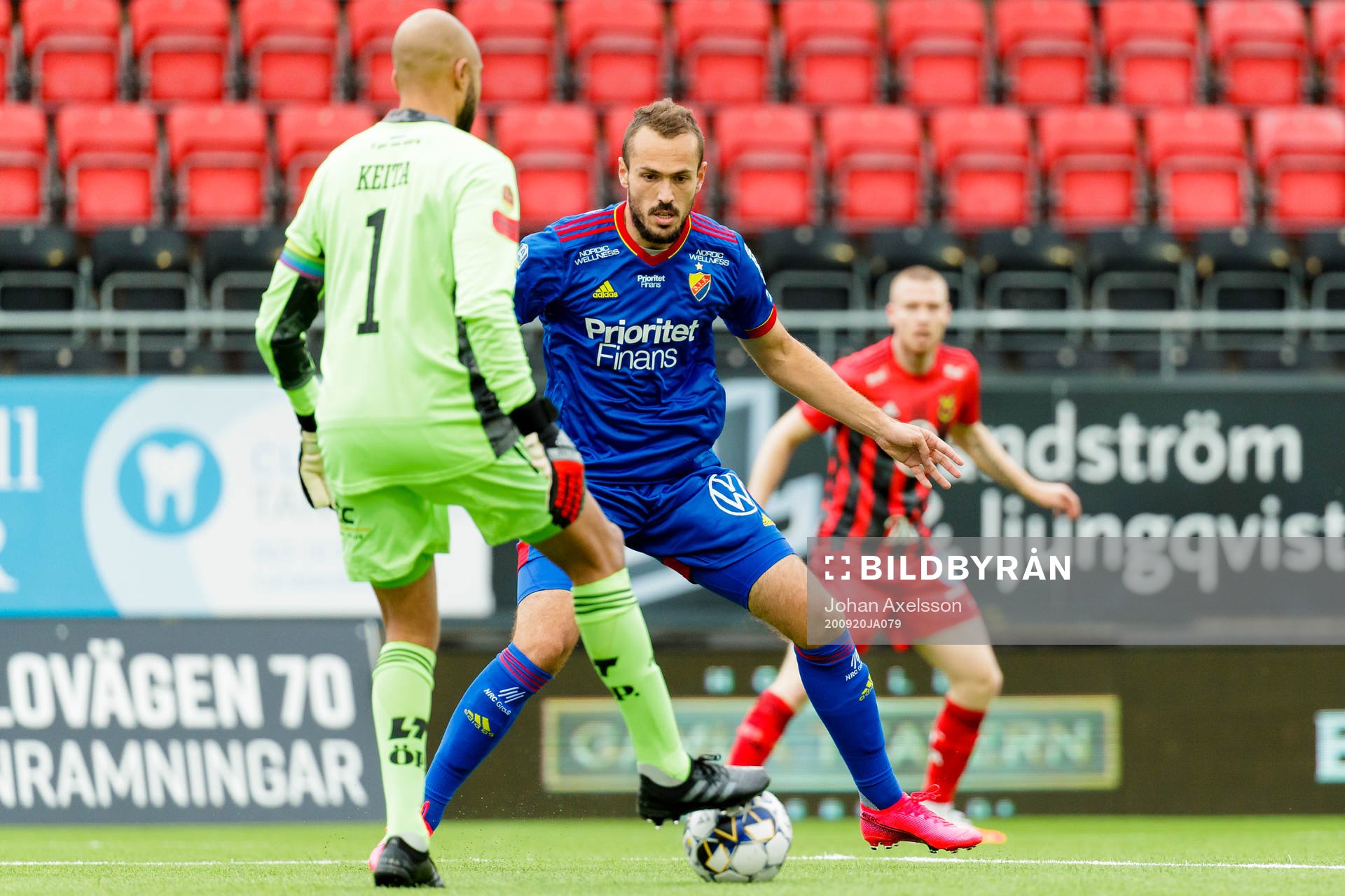 under fotbollsmatchen i Allsvenskan mellan Östersund och