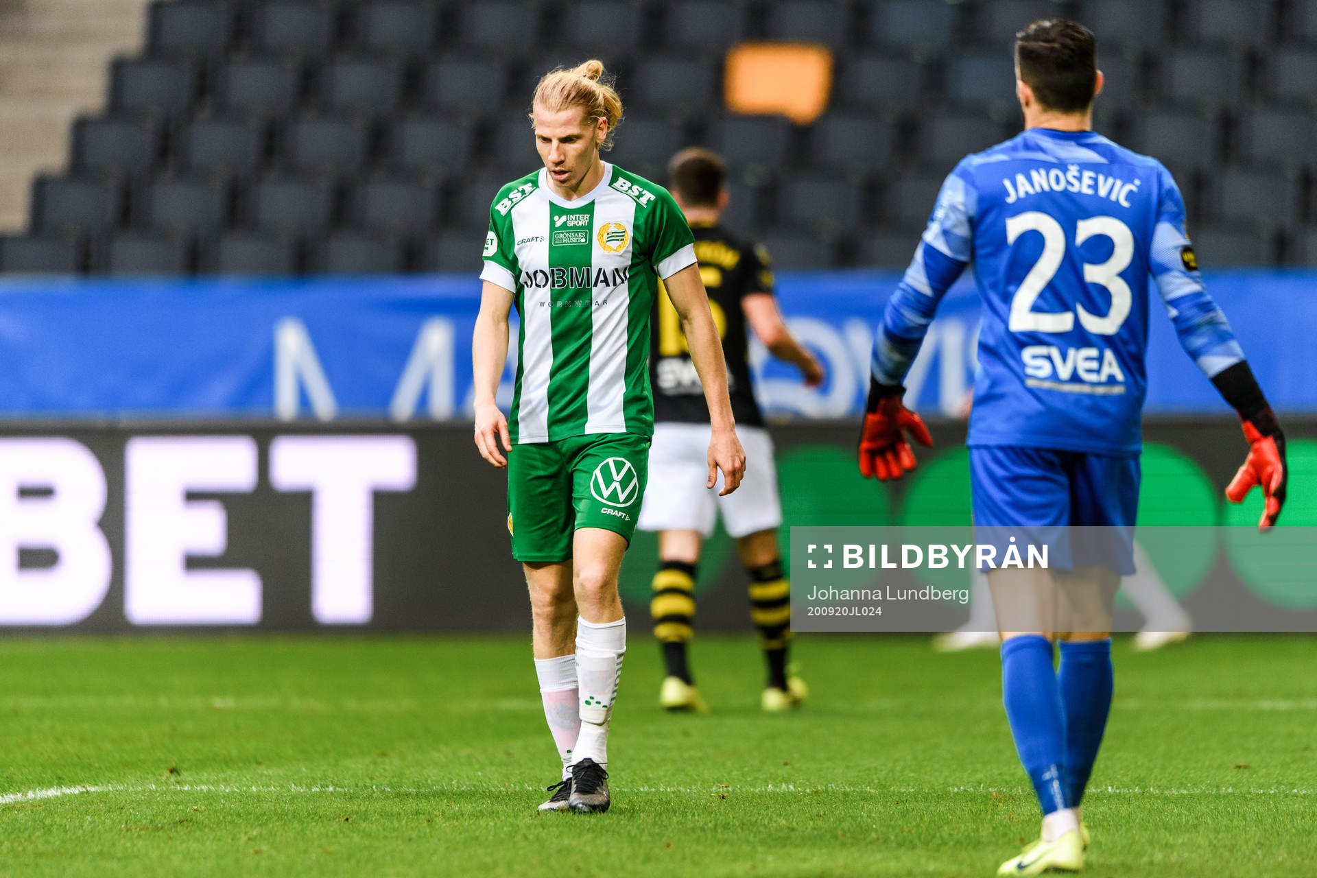 Hammarbys Gustav Ludwigson deppar