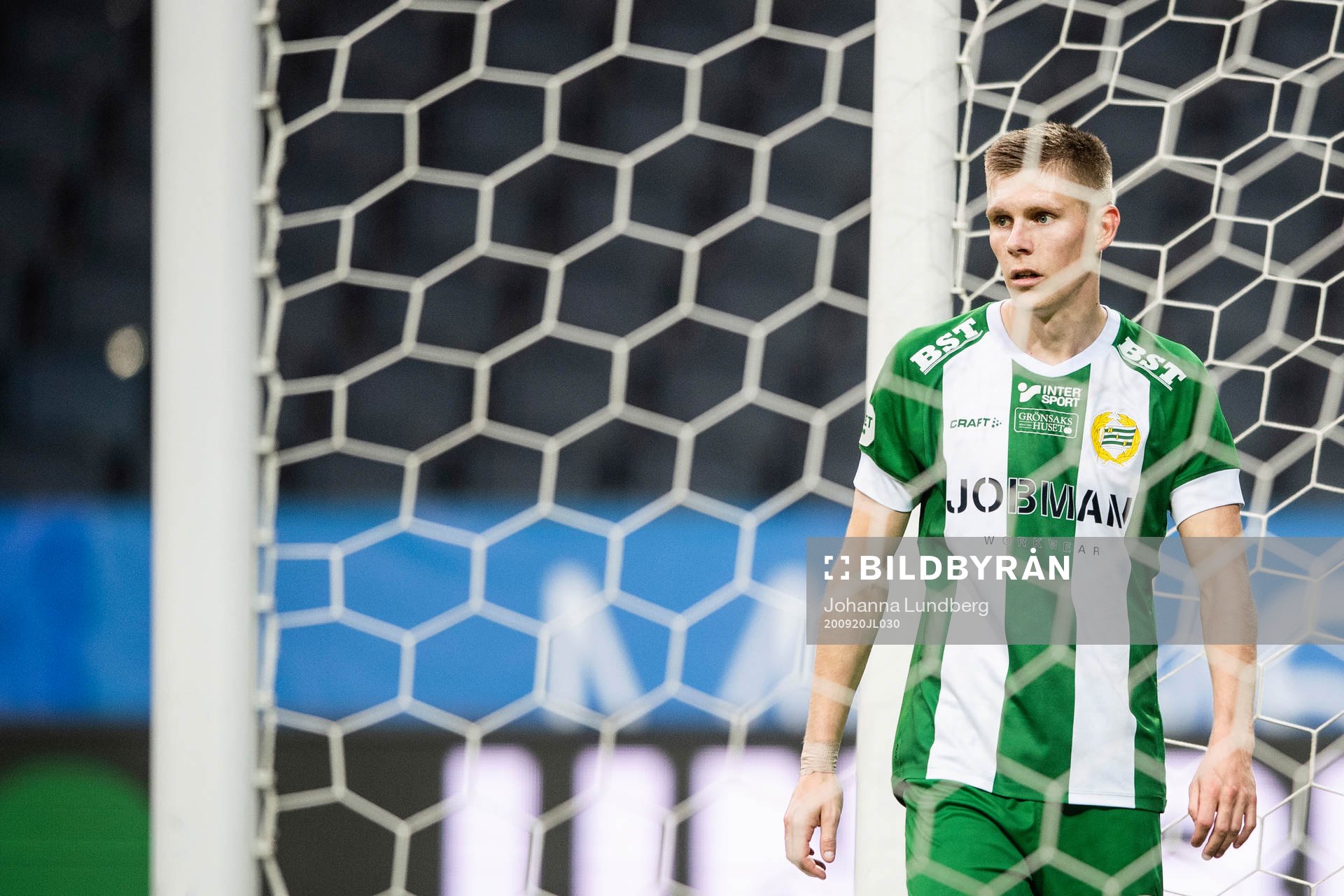 Hammarbys Aron Johansson deppar