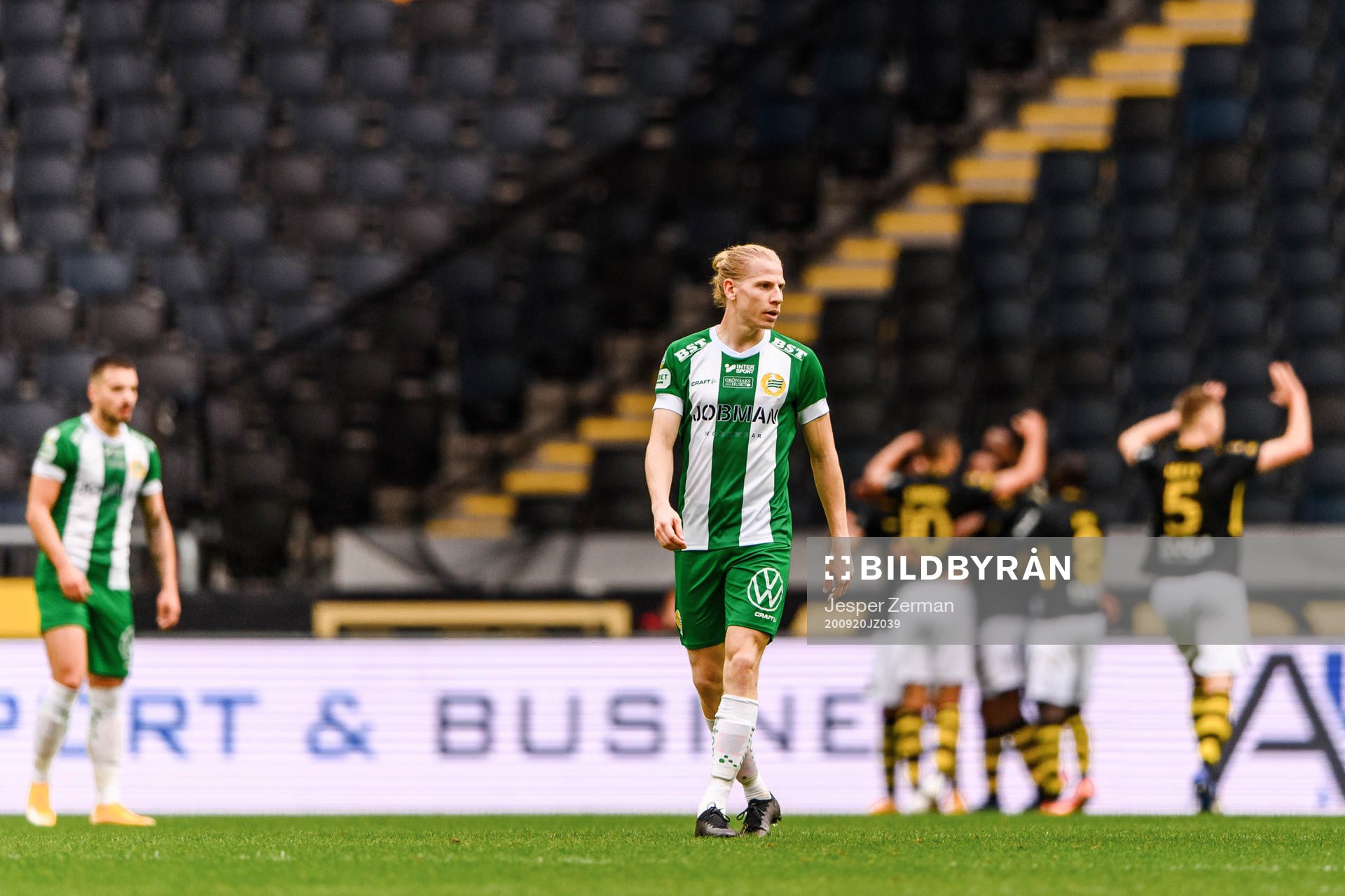 Hammarbys Gustav Ludwigson deppar