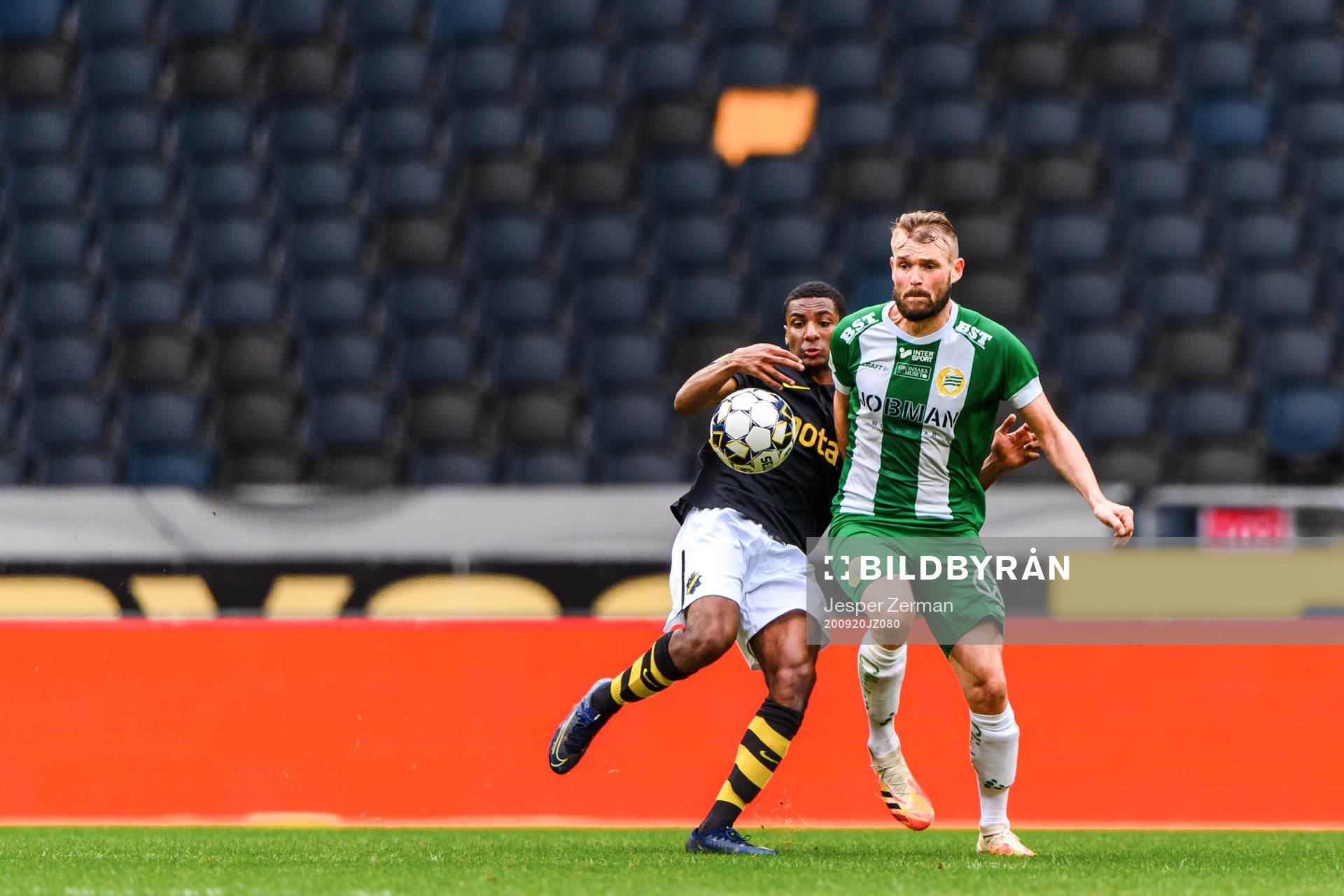 s Paulos Abraham och Hammarbys Mads Fenger Nielsen