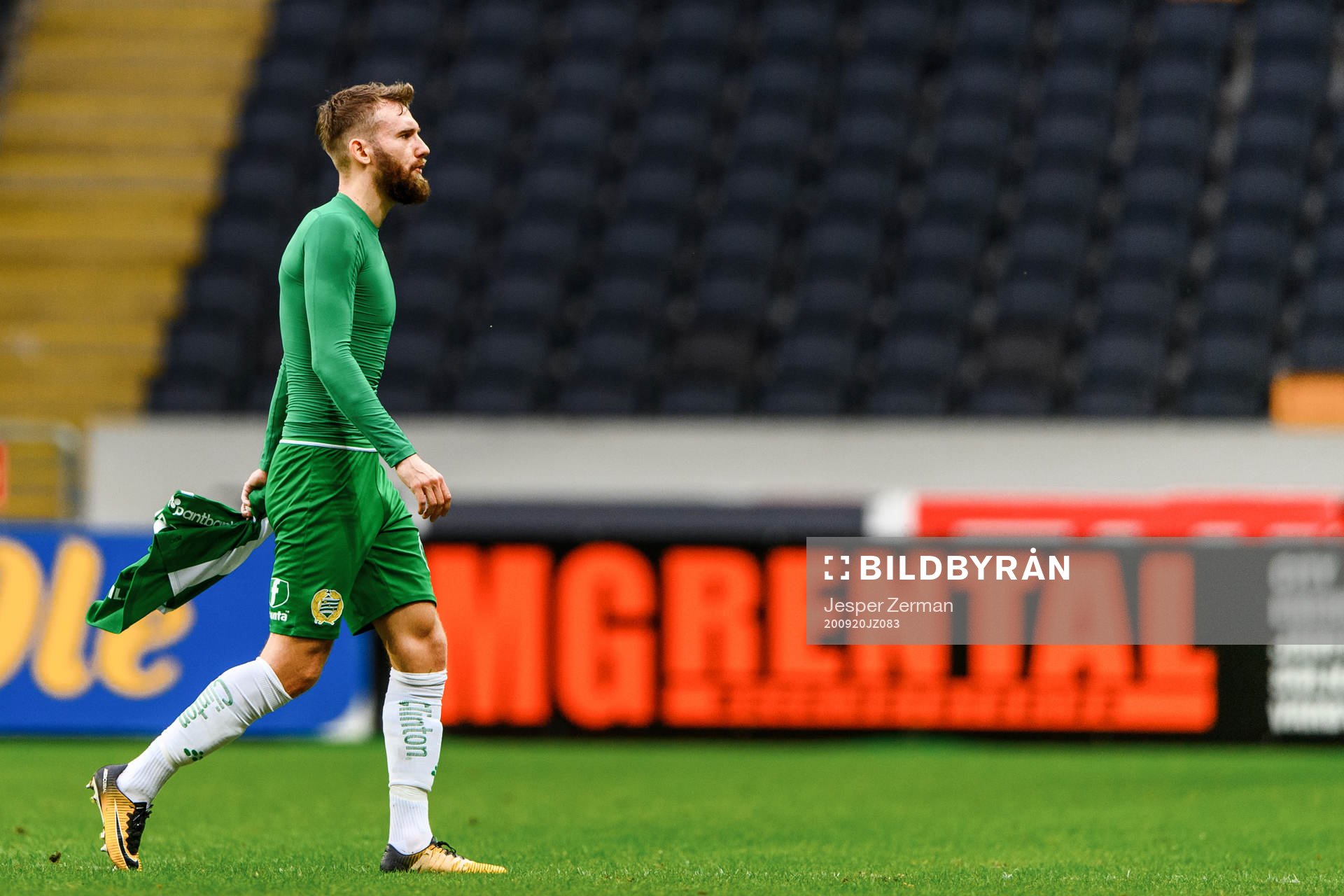 Hammarbys Simon Sandberg deppar