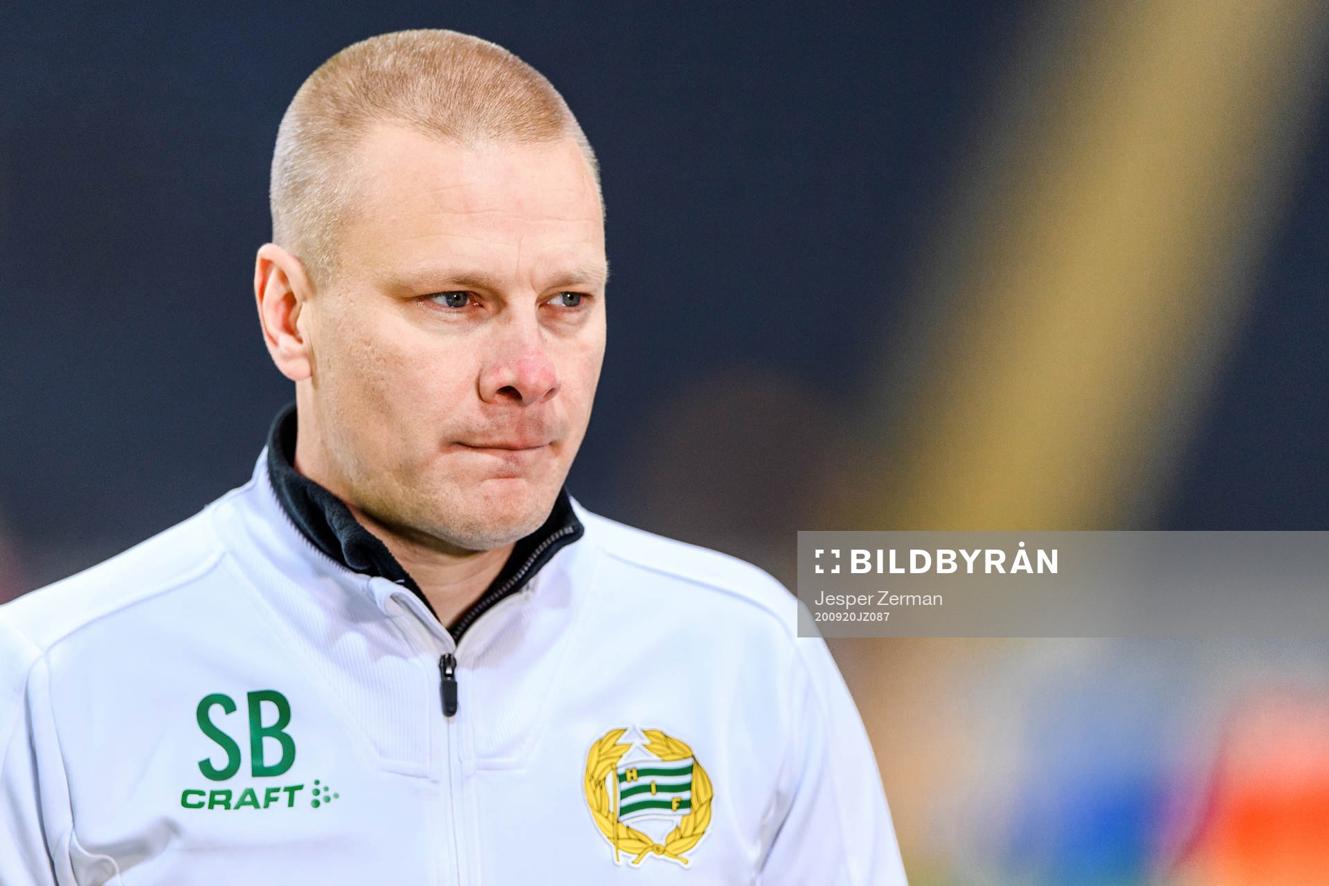 Hammarbys tränare Stefan Billborn i Dplays studio