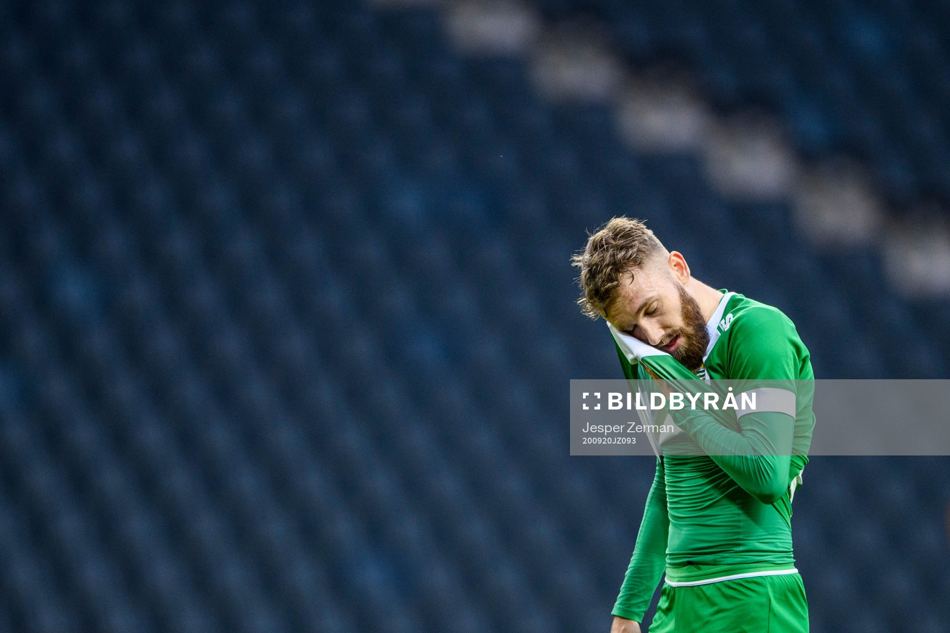 Hammarbys Simon Sandberg deppar