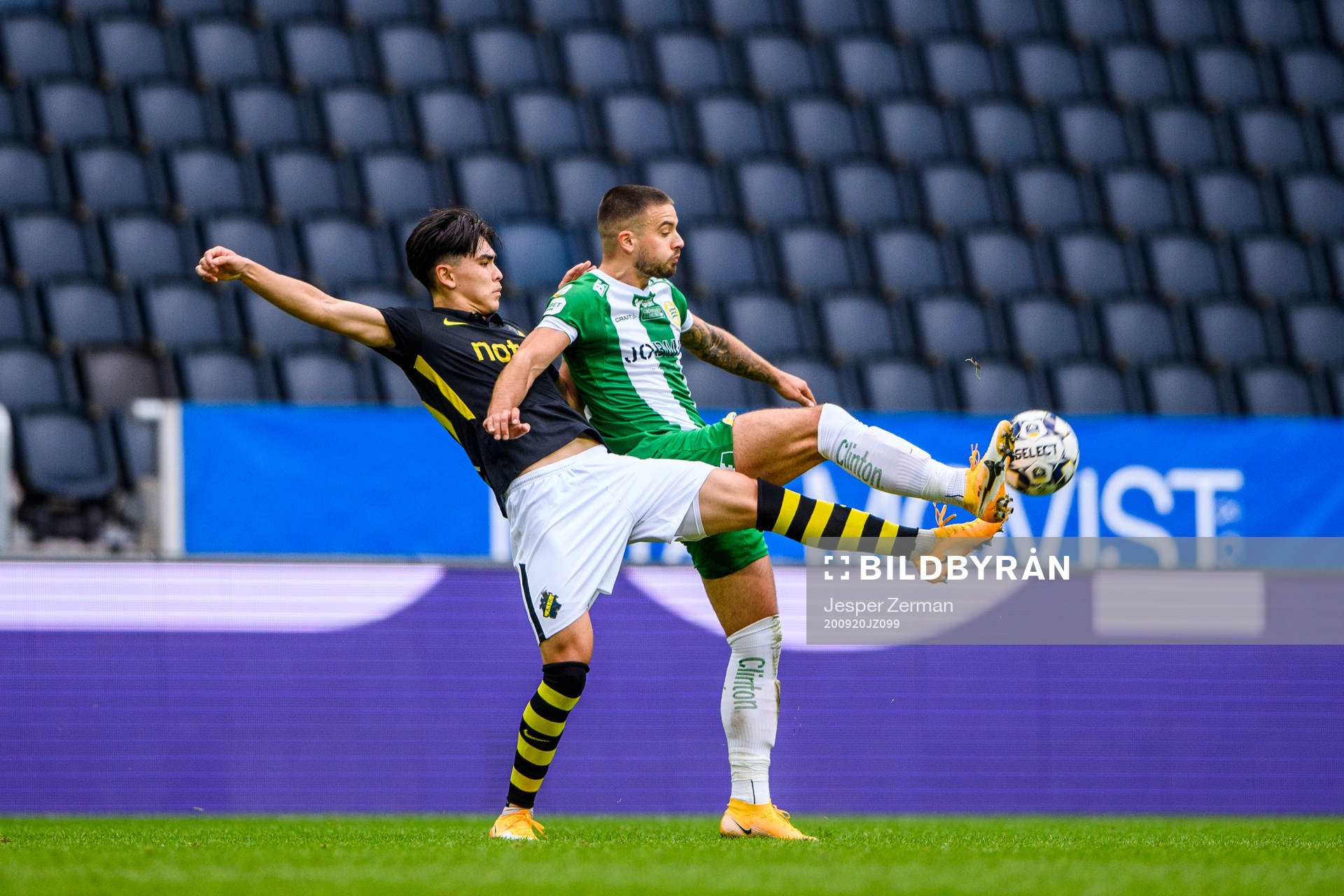 s Eric Kahl och Hammarbys Vladimir Rodic