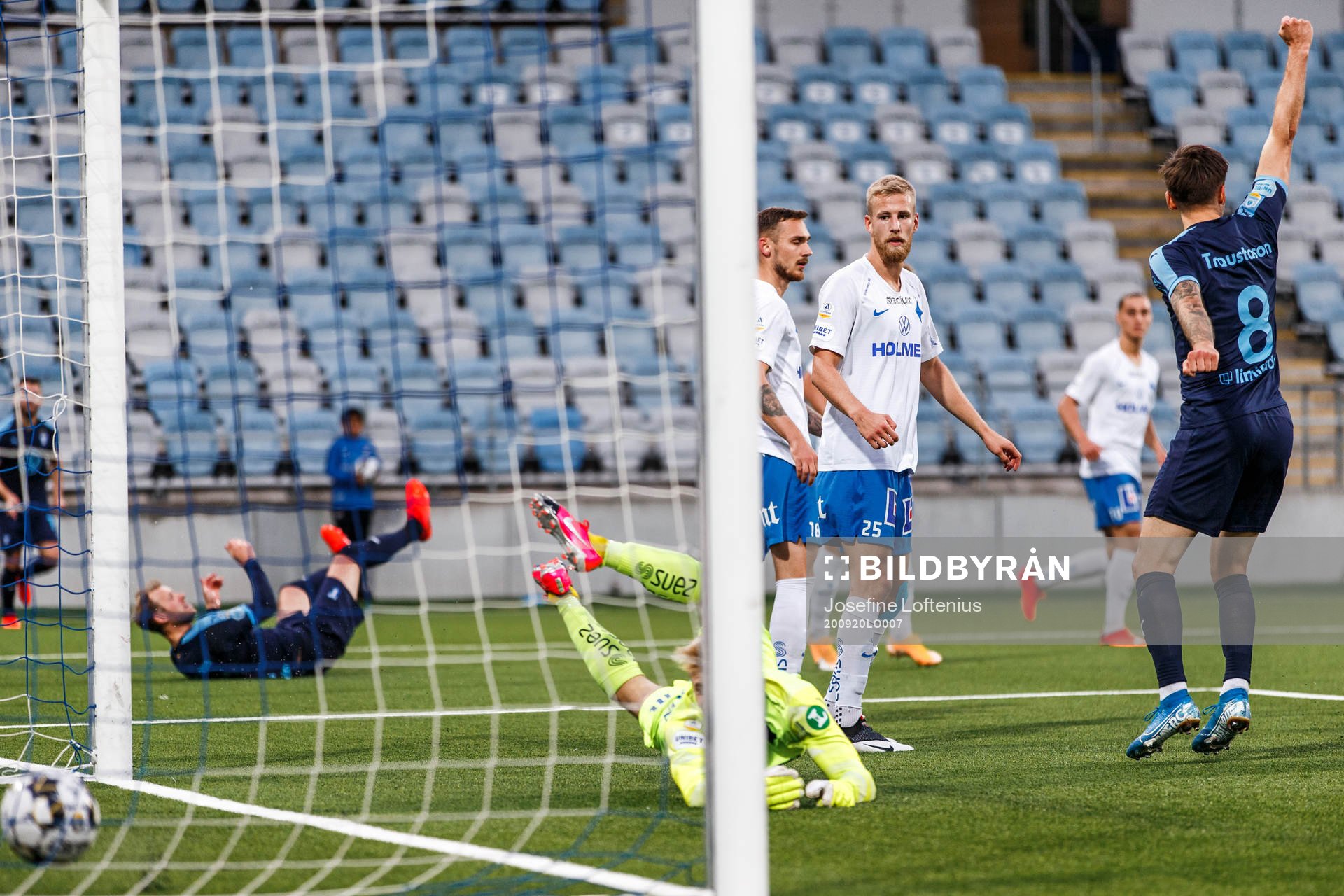 IFK Norrköpings målvakt Isak Pettersson och Filip