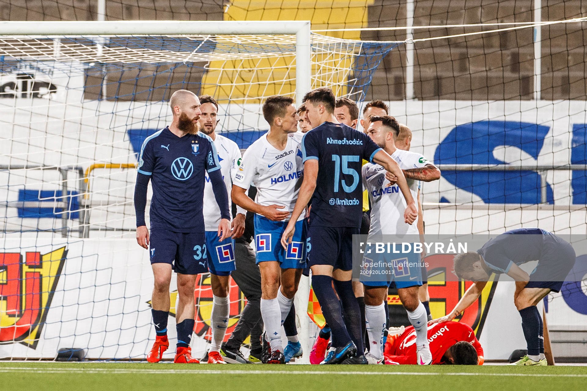 IFK Norrköpings Rasmus Stensbæk Lauritsen och Malmö FFs