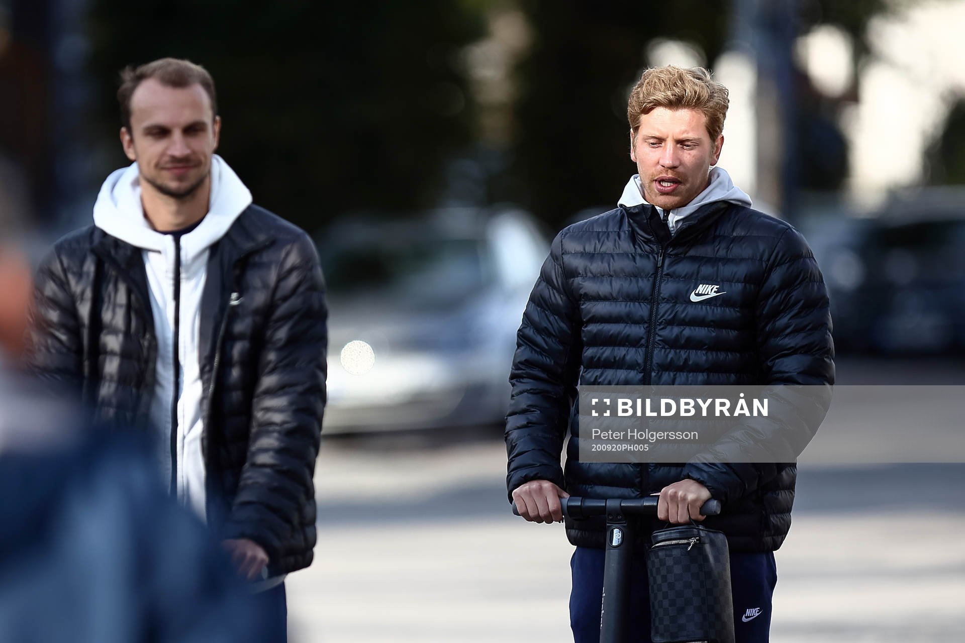 IFK Norrköpings Alexander Fransson före fotbollsmatchen i