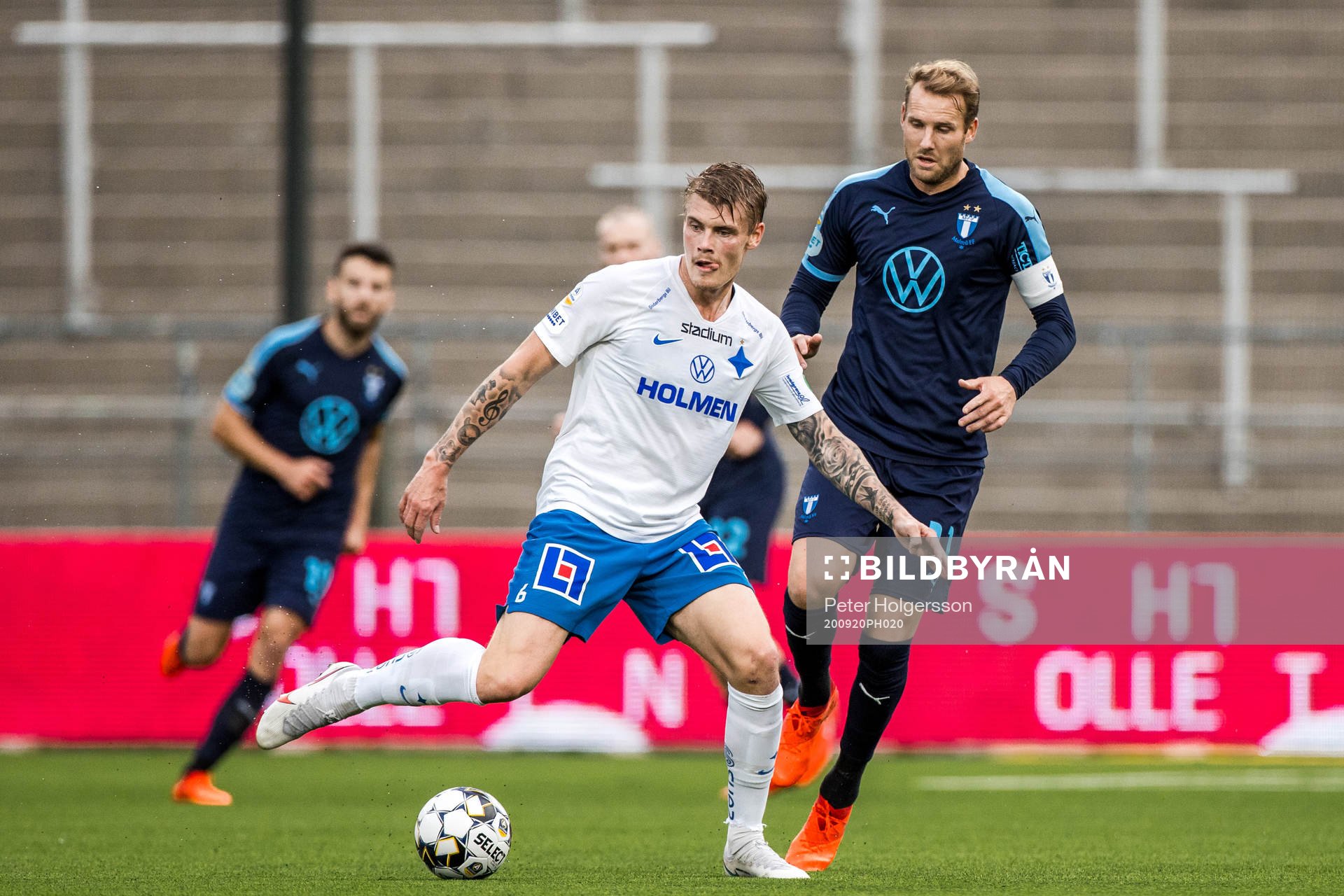 IFK Norrköpings Eric Smith och Malmö FFs Ola Toivonen