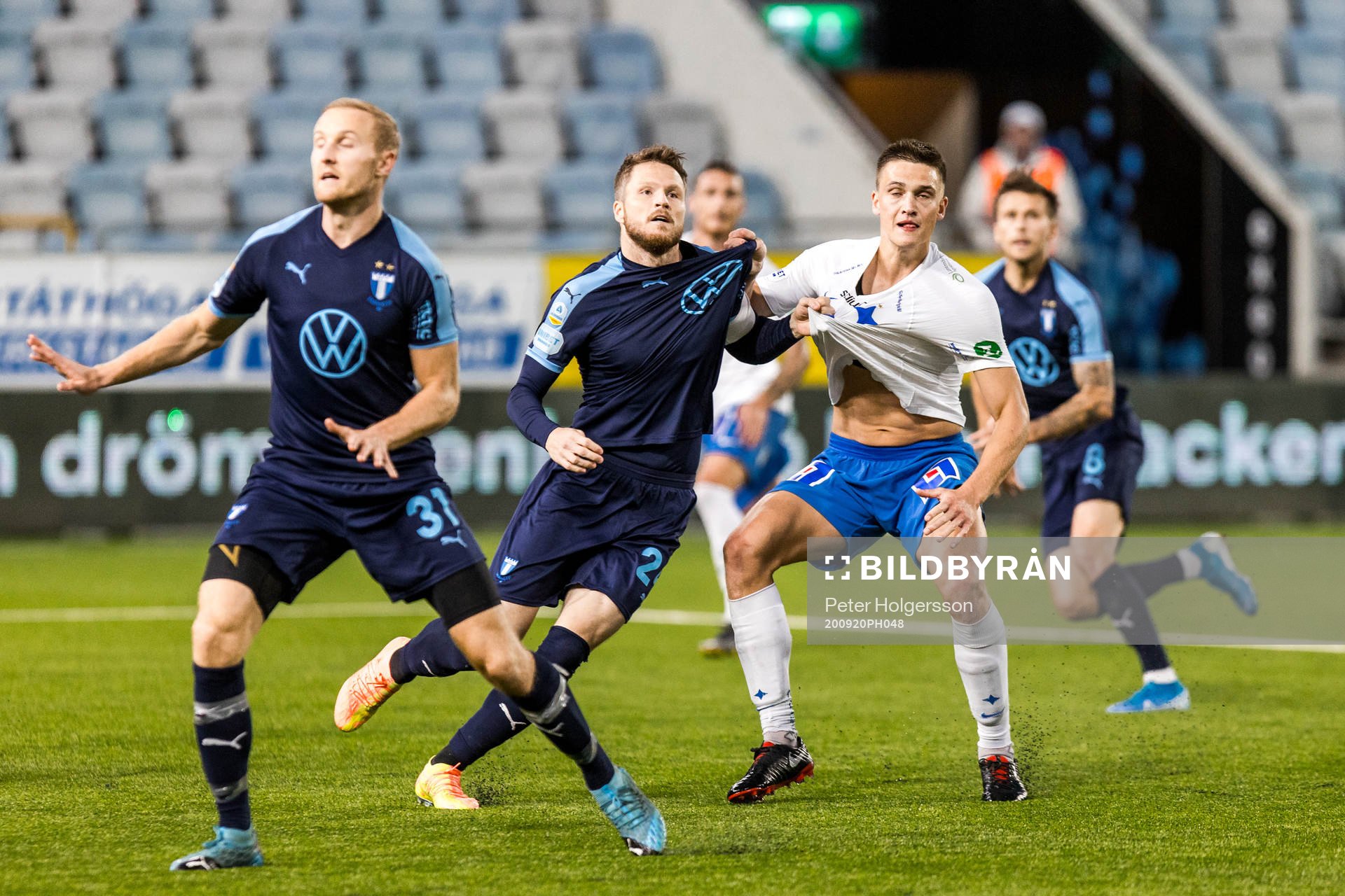 Malmö FFs Lasse Nielsen och IFK Norrköpings Rasmus