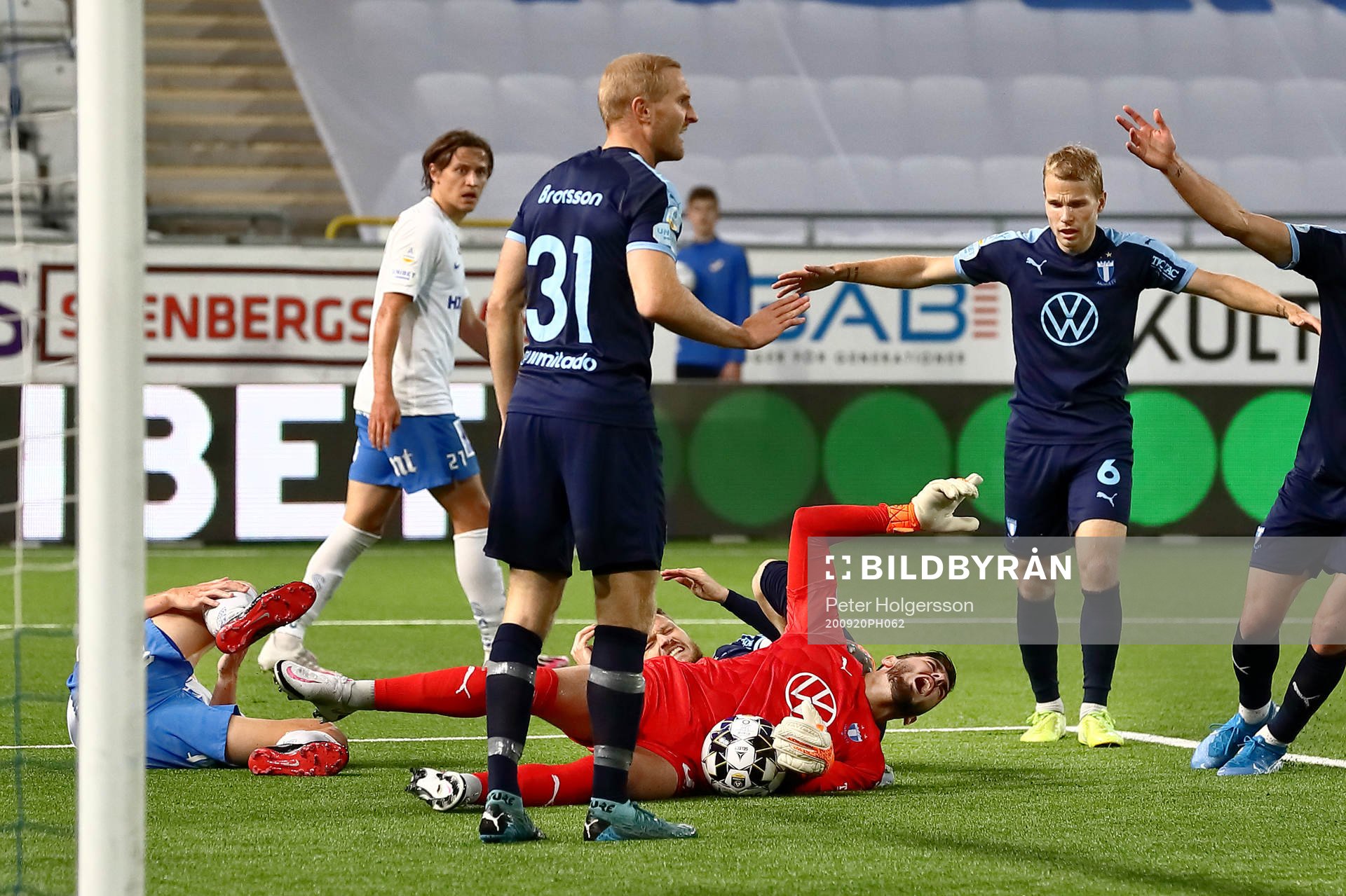 Malmö FFs Mathias Nilsson reagerar