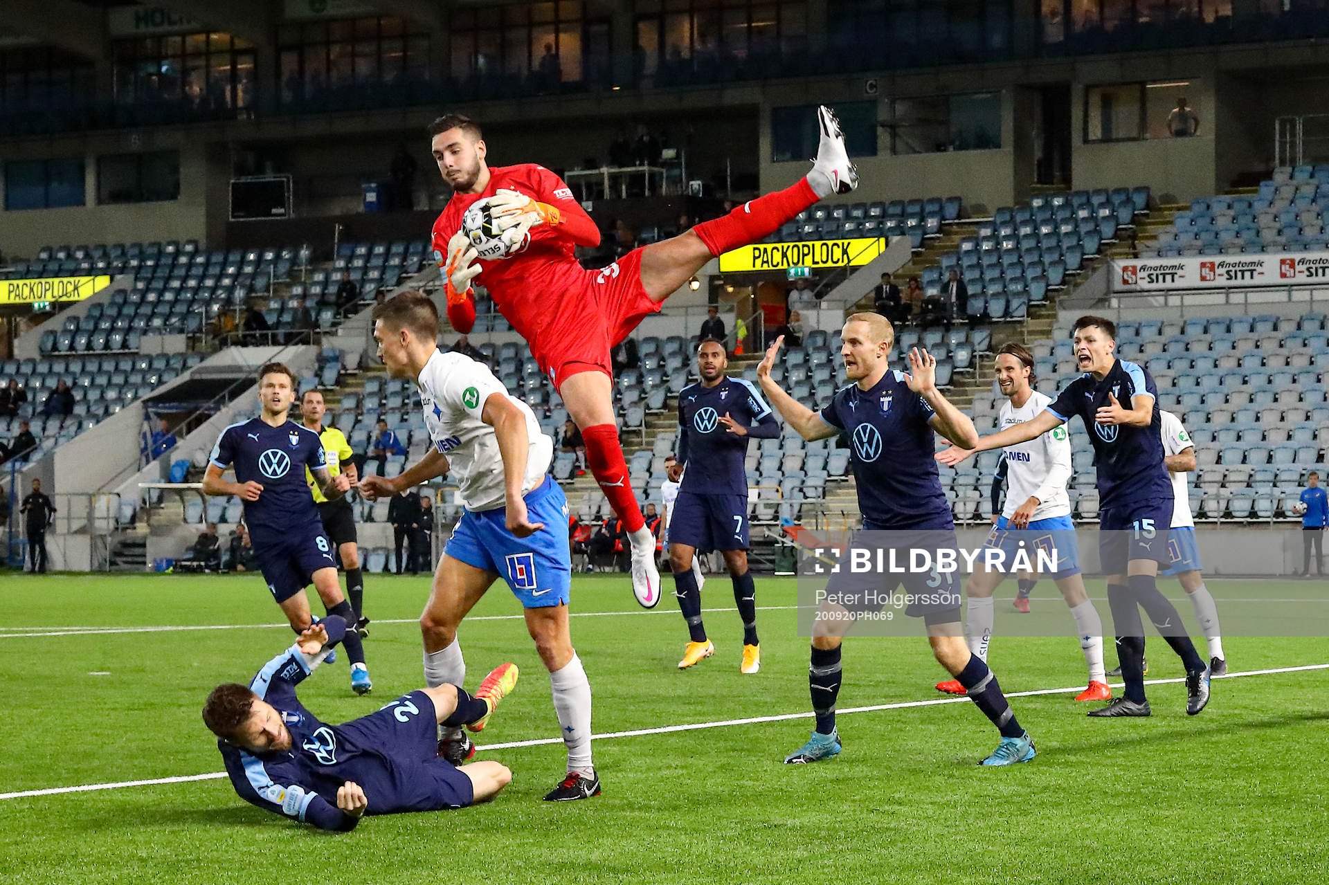 Situation som resulterade i varningar på IFK Norrköpings