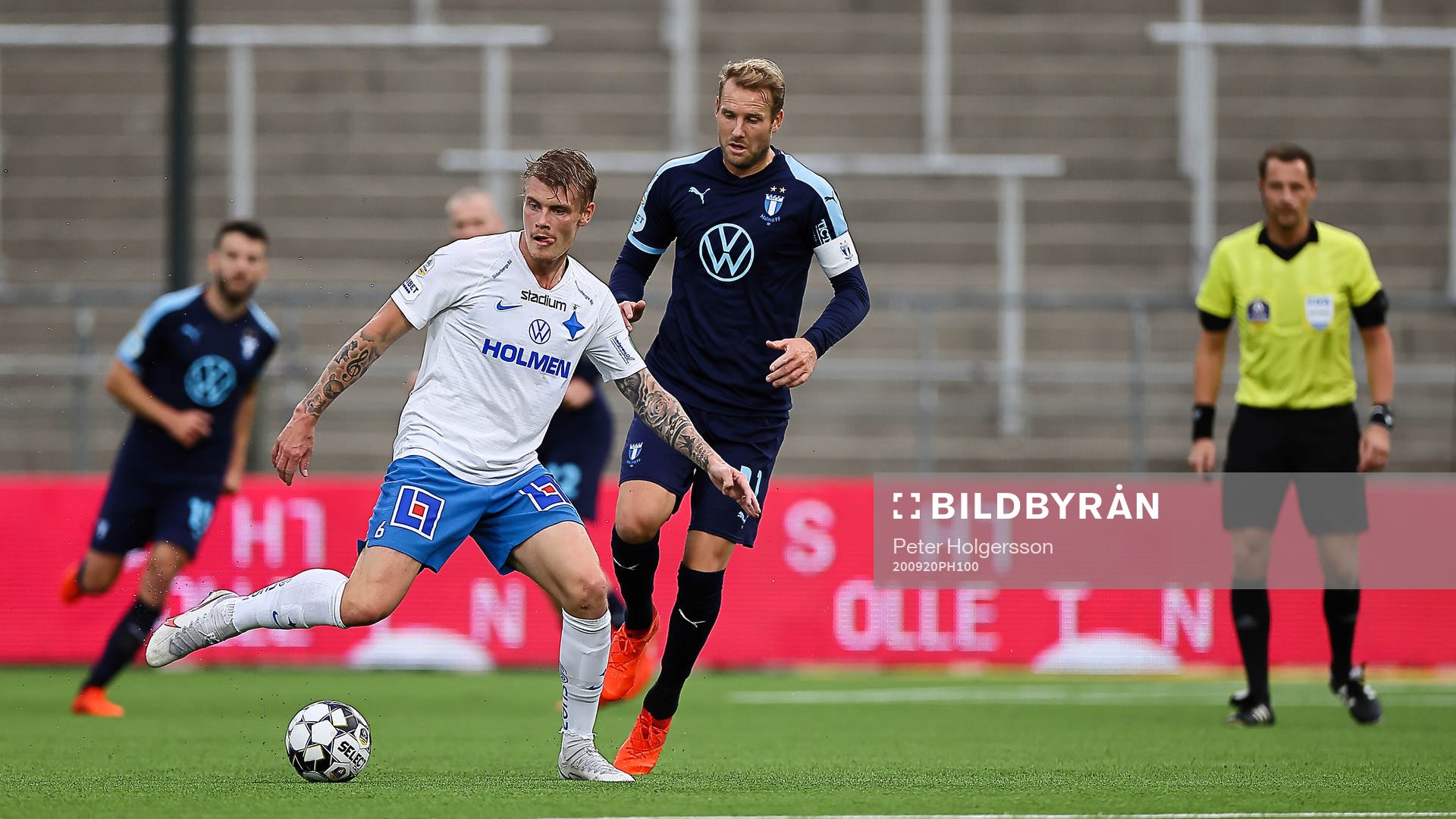 IFK Norrköpings Eric Smith, Malmö FFs Ola Toivonen och