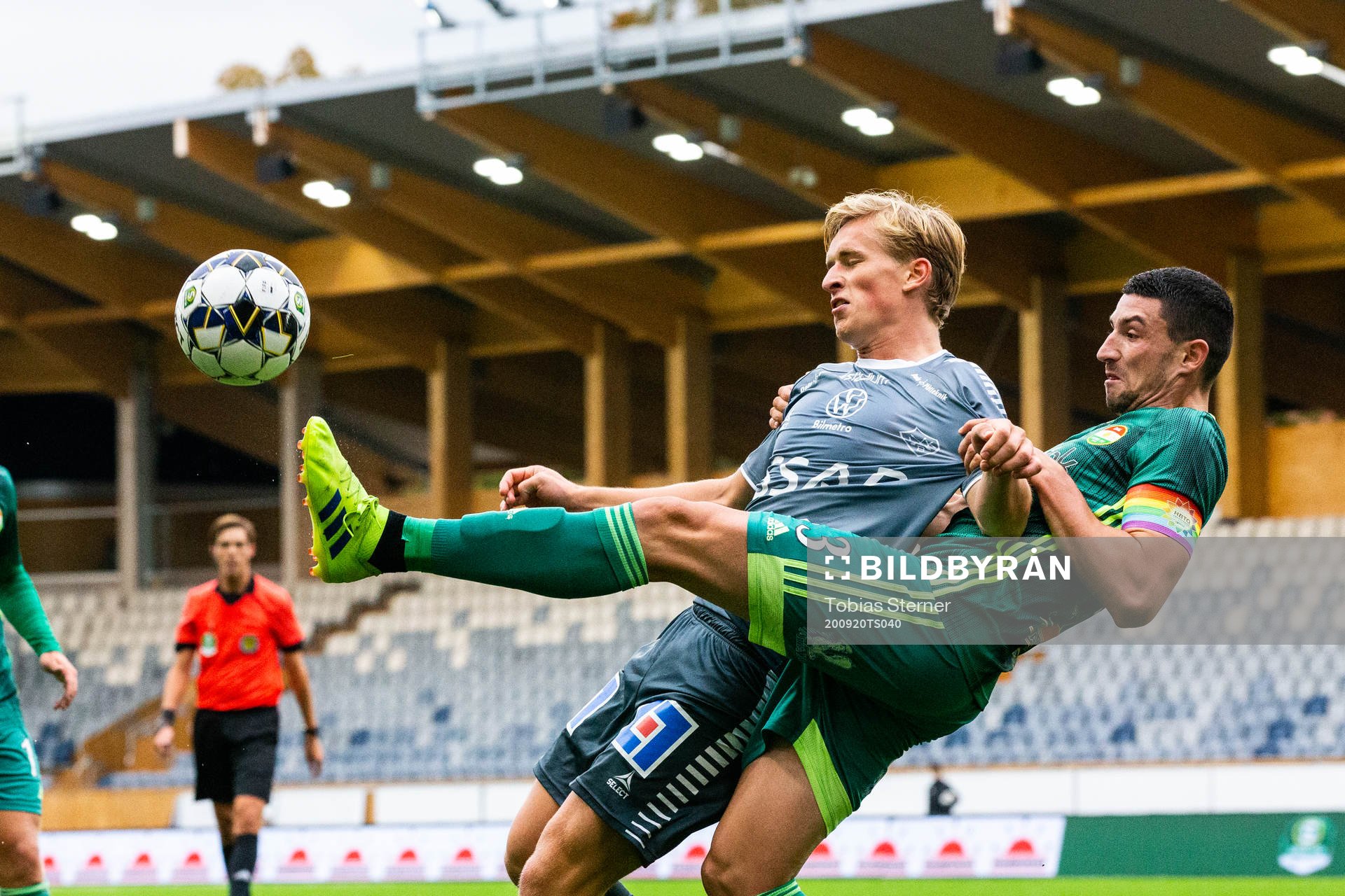 Brages Douglas Karlberg och Dalkurds Irfan Jasarevic