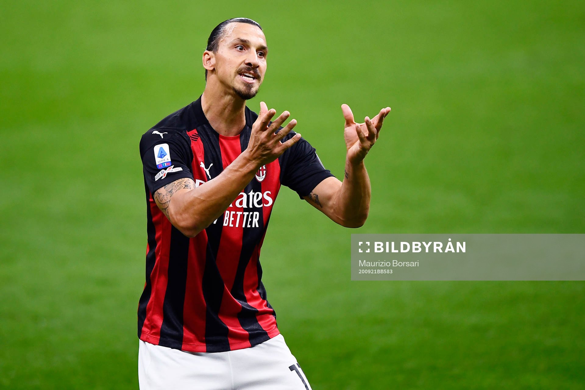 Zlatan Ibrahimovic of AC Milan