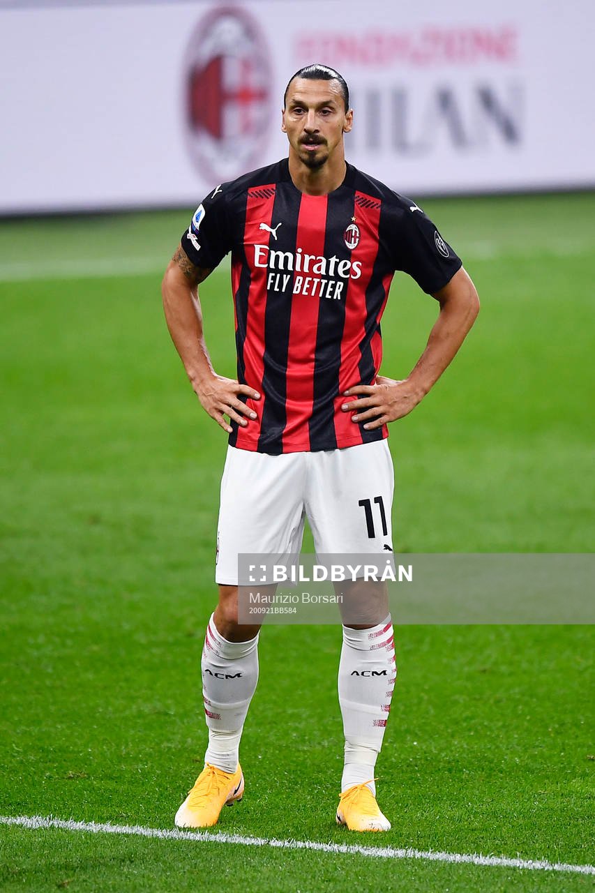 Zlatan Ibrahimovic of AC Milan