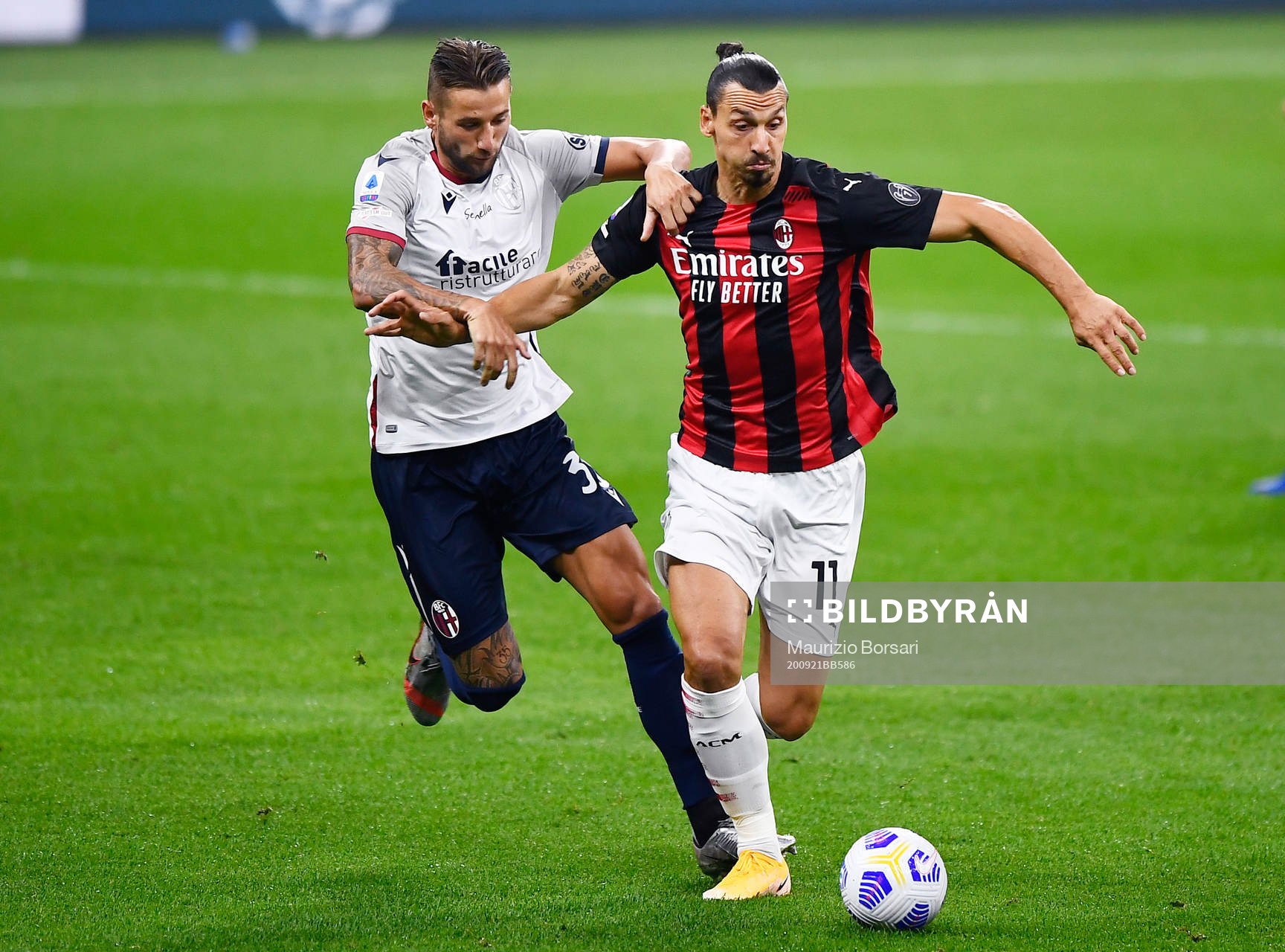 Zlatan Ibrahimovic of AC Milan