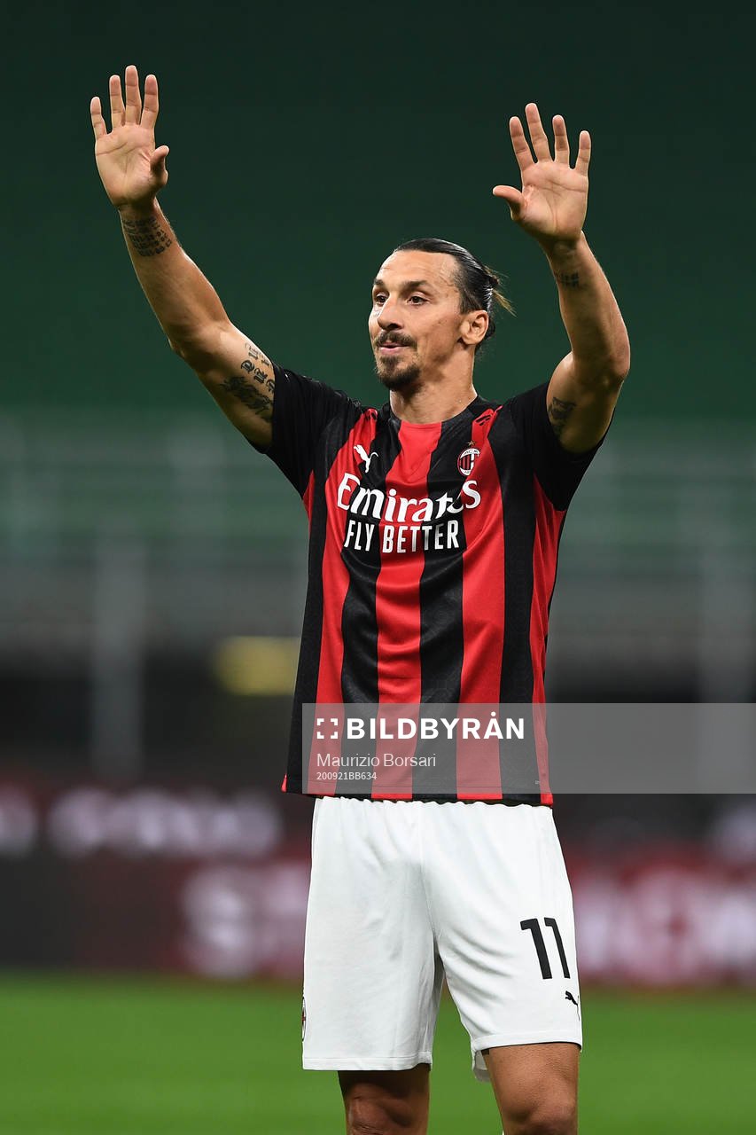 Zlatan Ibrahimovic of AC Milan