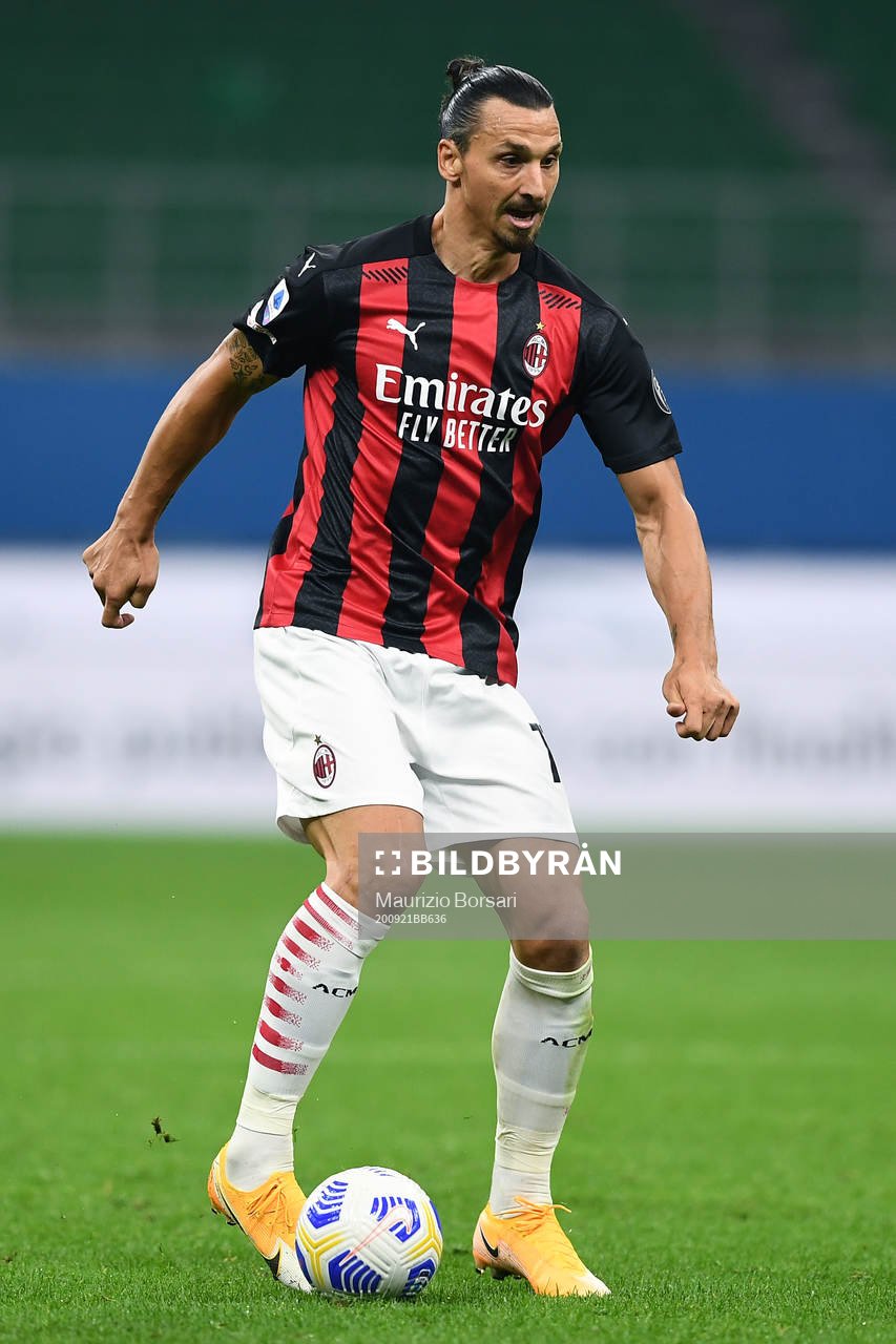 Zlatan Ibrahimovic of AC Milan