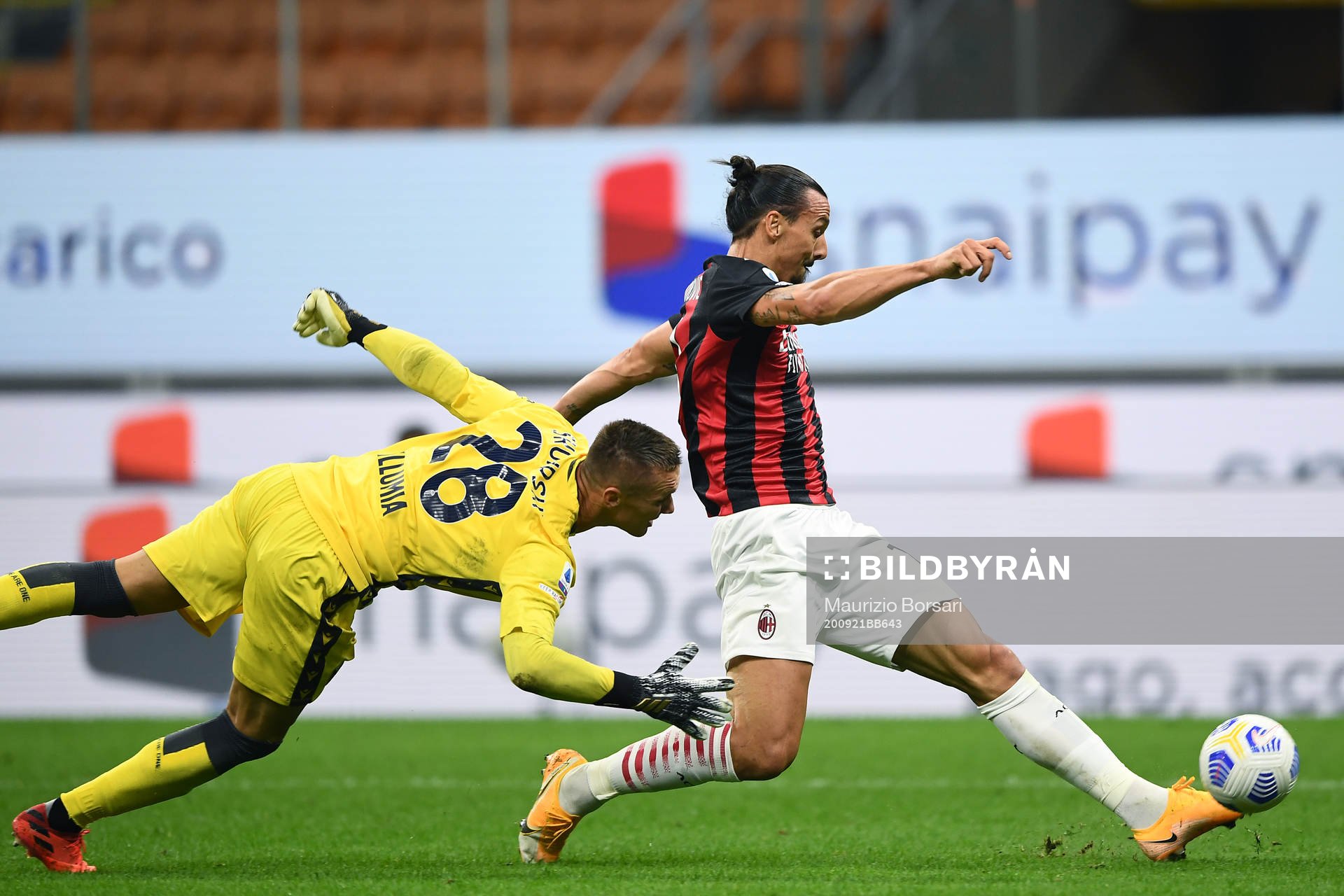 Zlatan Ibrahimovic of AC Milan