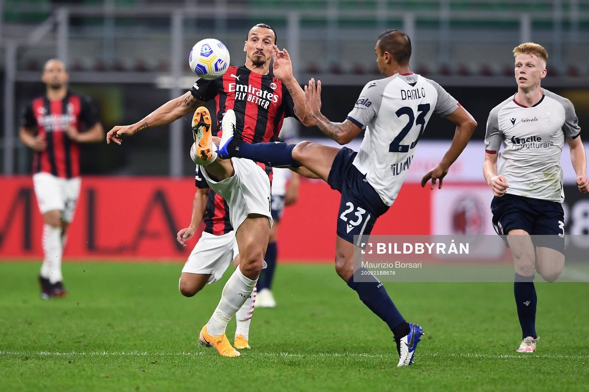 Zlatan Ibrahimovic of AC Milan