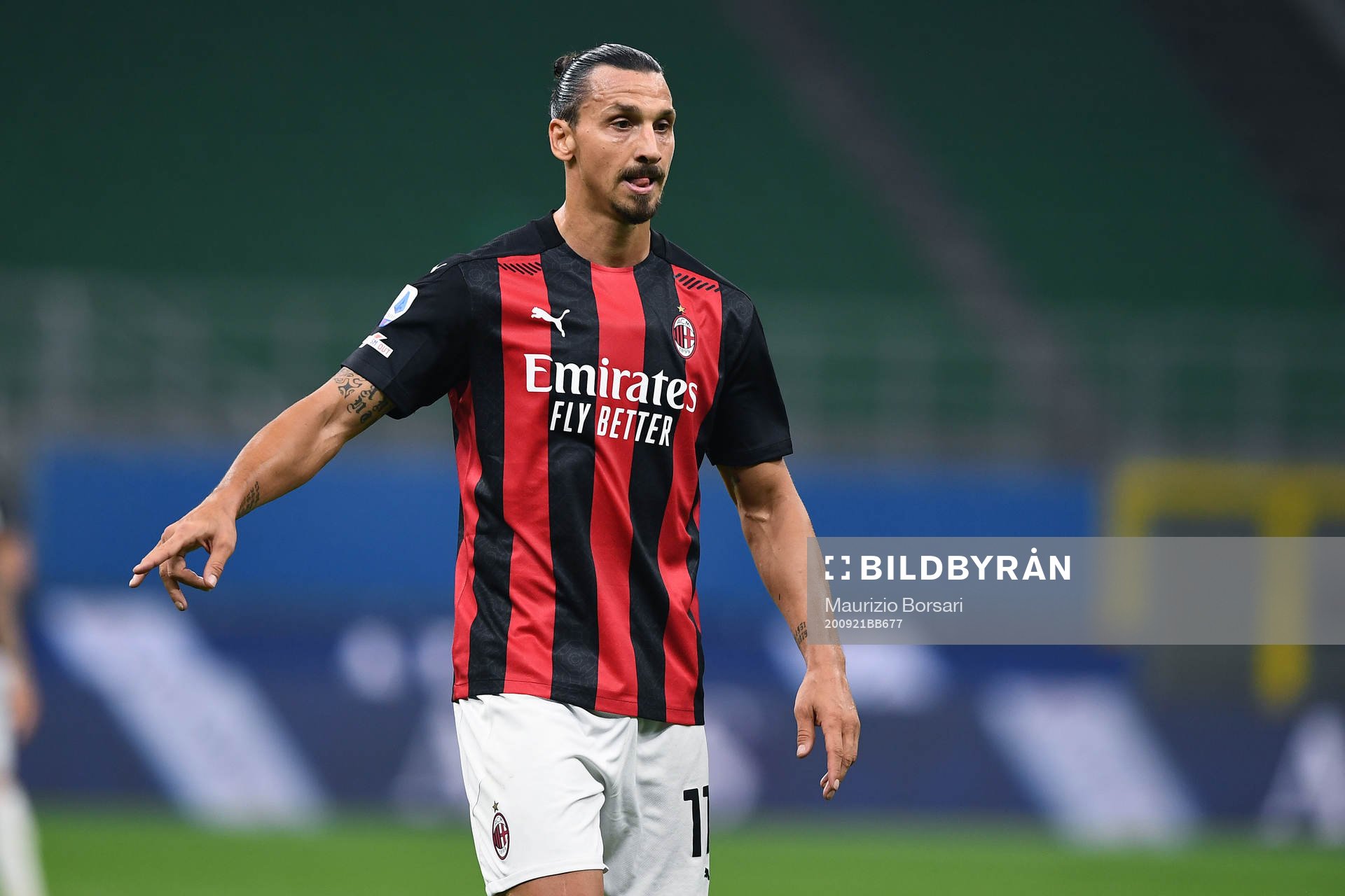 Zlatan Ibrahimovic of AC Milan