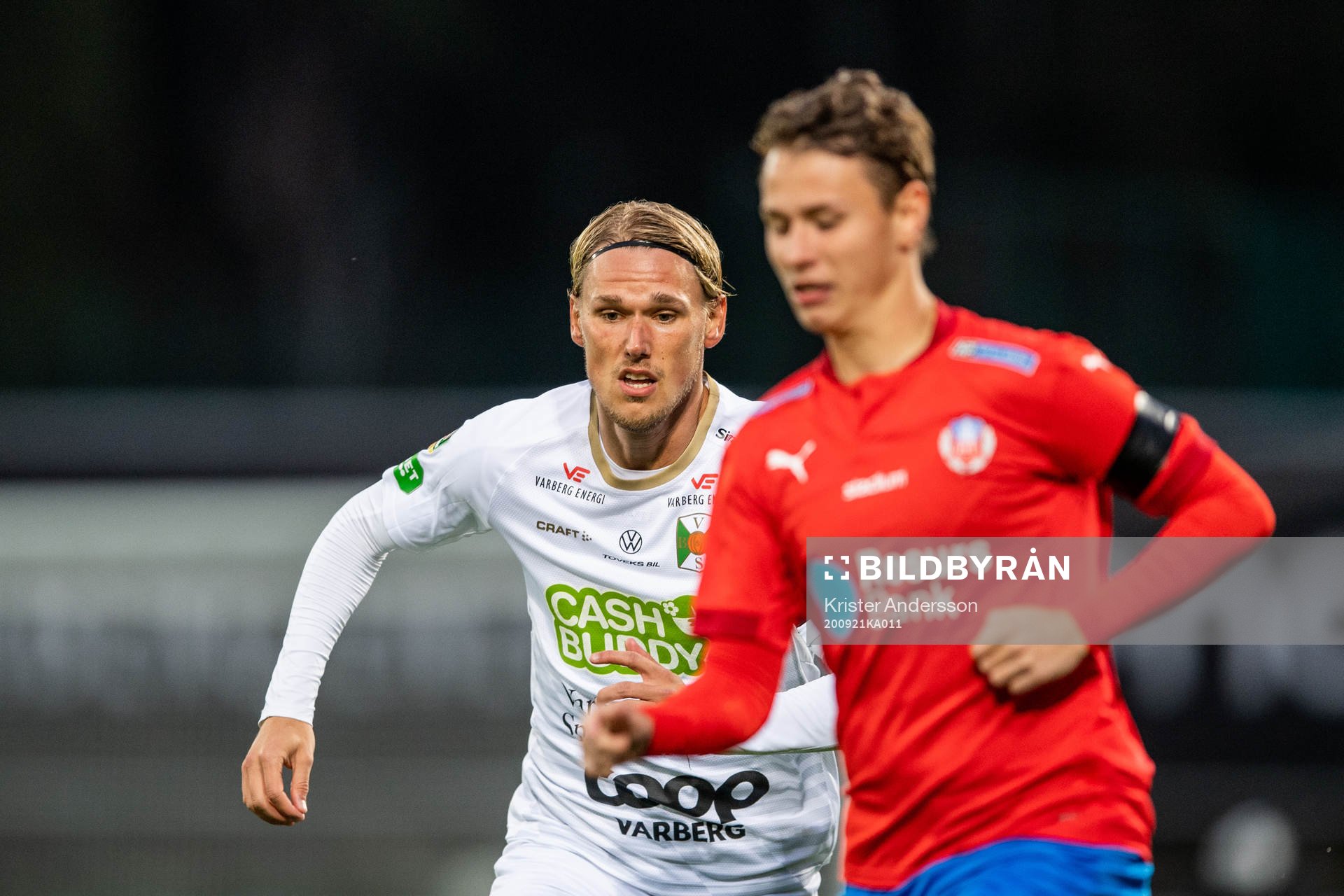 Varbergs Hampus Zachrisson och Helsingborgs Alex Timossi