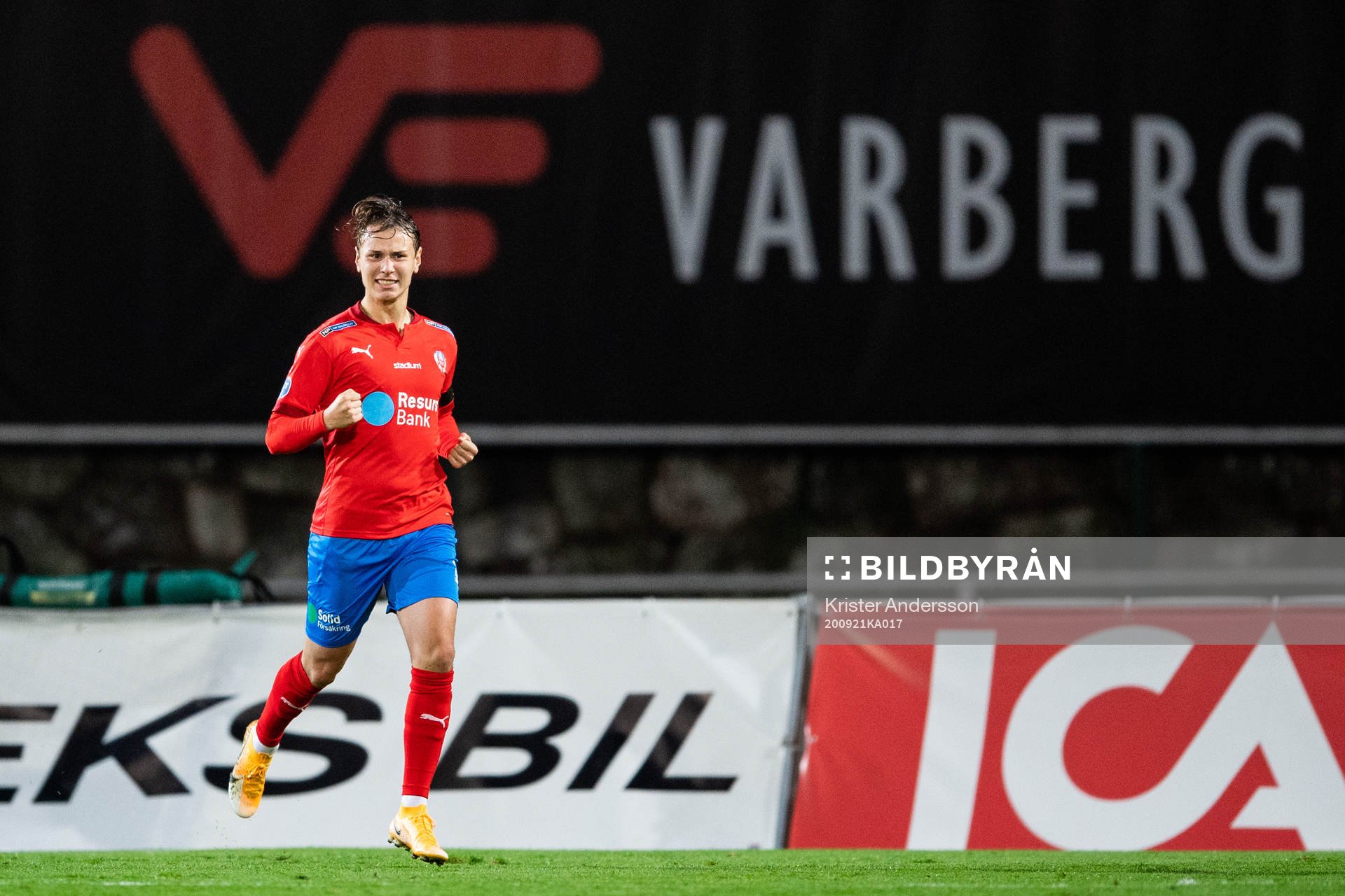 Helsingborgs Alex Timossi jublar