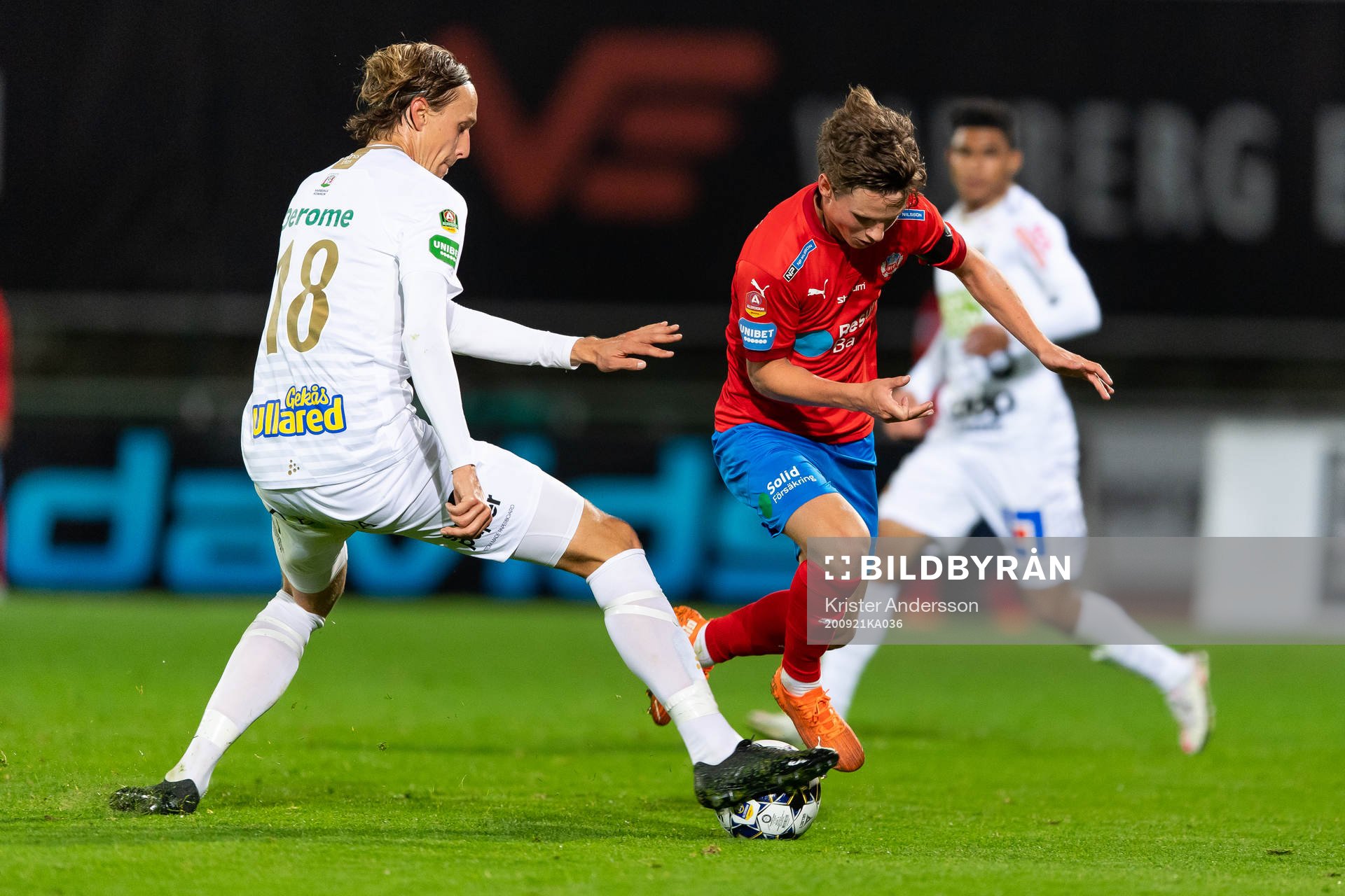 Varbergs Joakim Lindner och Helsingborgs Max Svensson