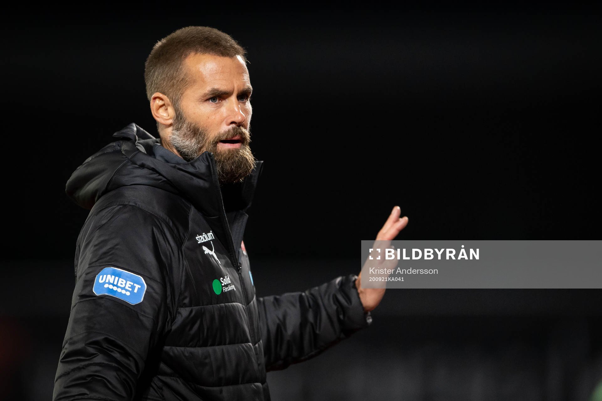 Helsingborgs tränare Olof Mellberg