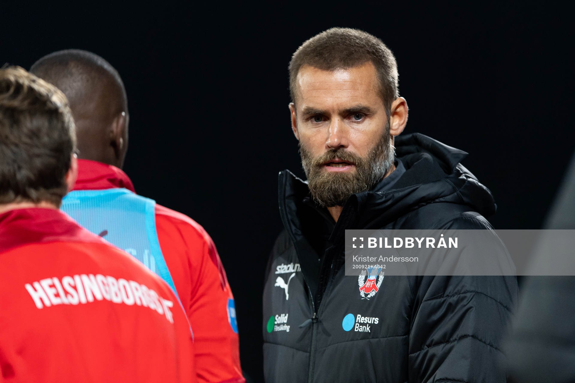 Helsingborgs tränare Olof Mellberg