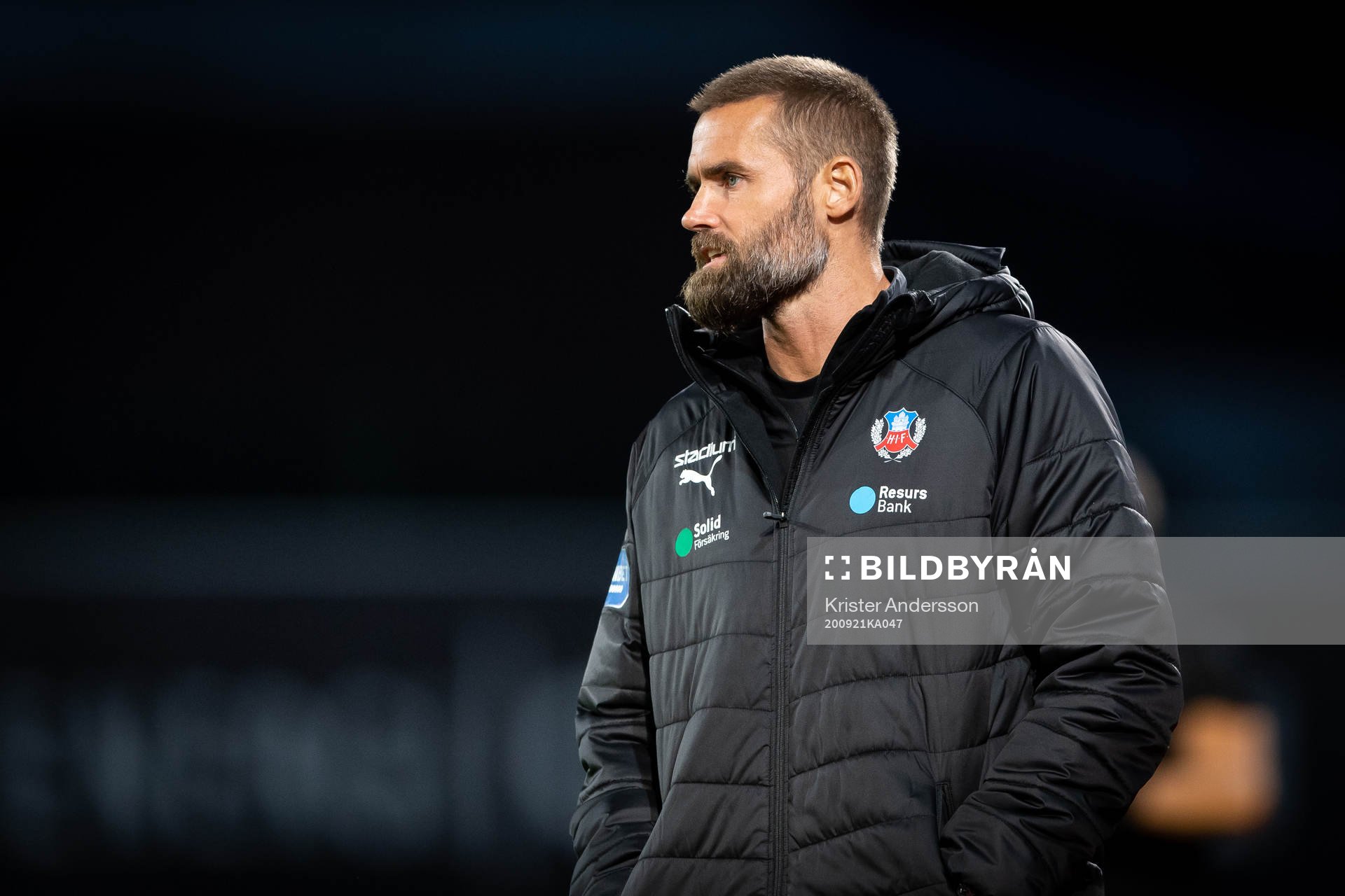 Helsingborgs tränare Olof Mellberg
