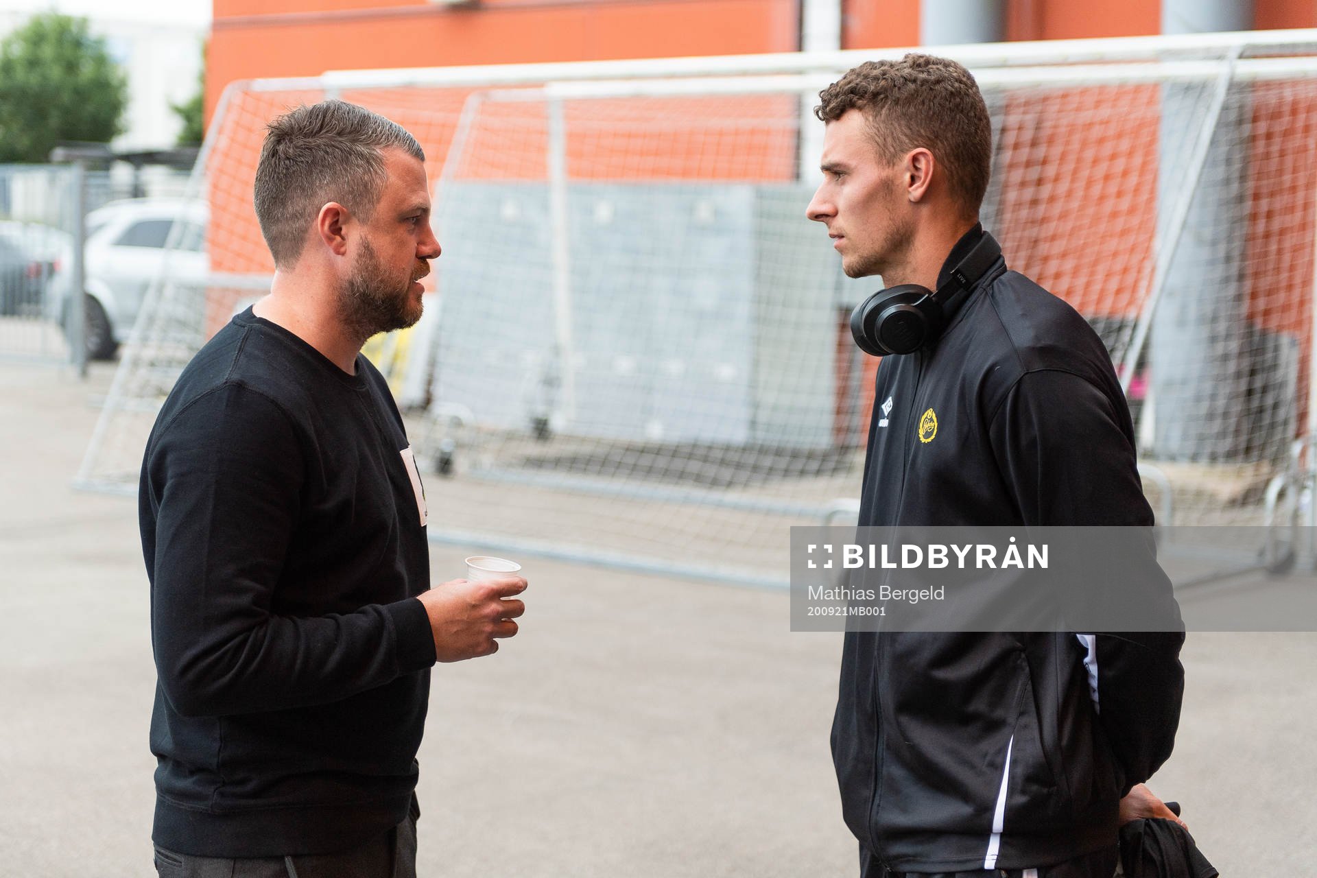 Elfsborgs manager Jimmy Thelin och Christopher McVey