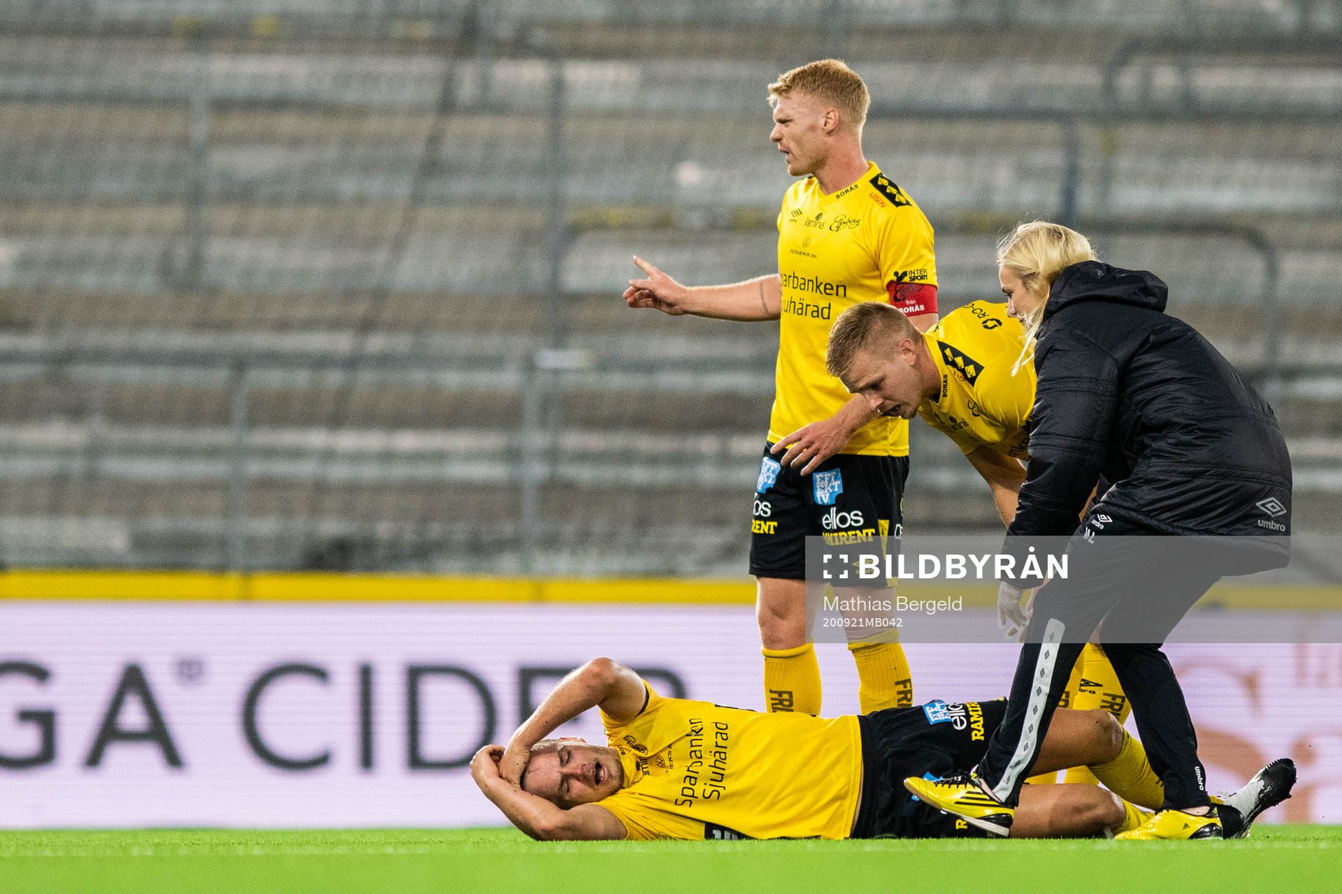 Elfsborgs Gustav Henriksson får läkarvård