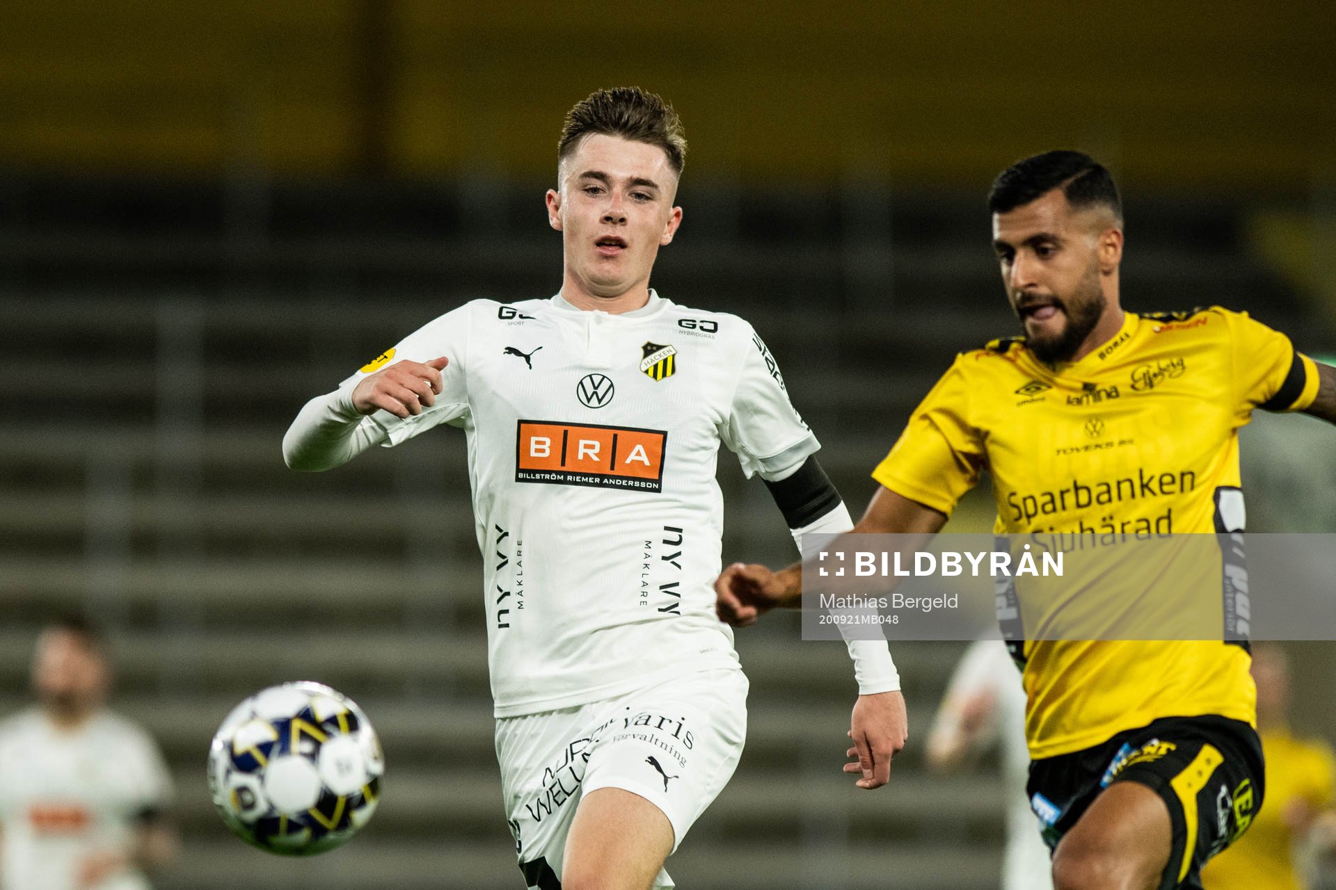 Häckens Patrik Wålemark och Elfsborgs Rami Kaib