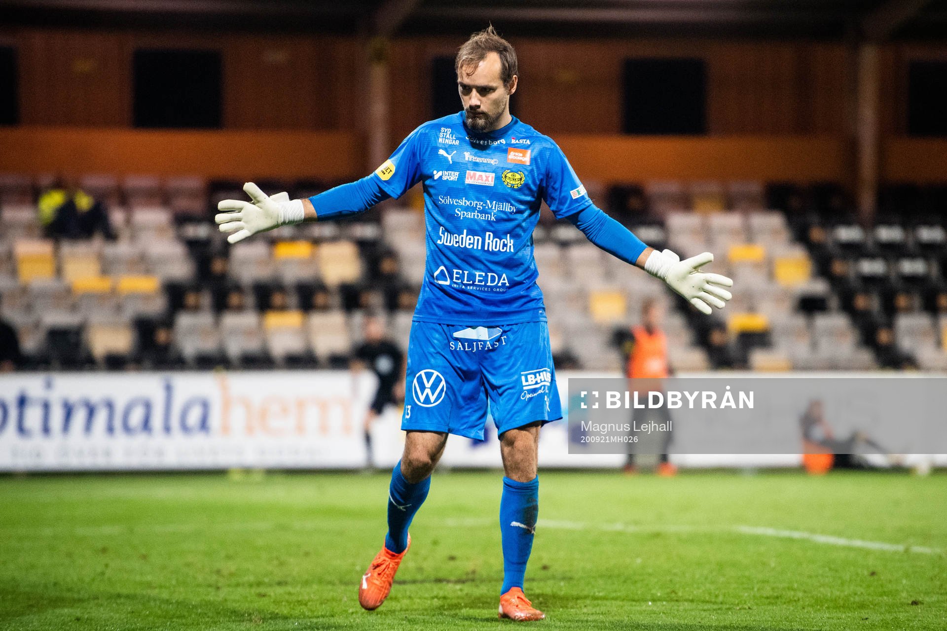 Mjällbys målvakt Carl-Johan Eriksson