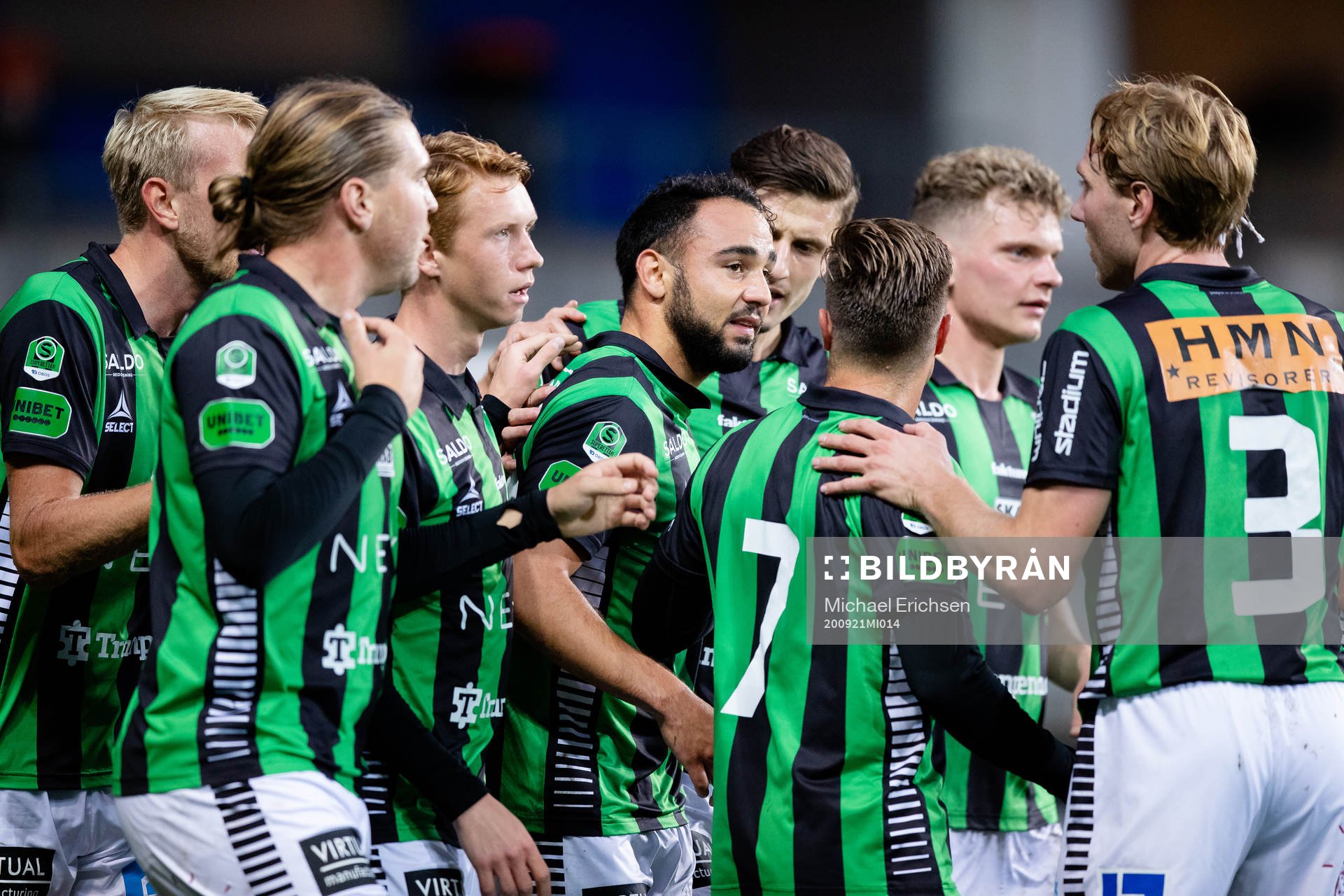 GAIS Richard Yarsuvat jublar med lagkamrater