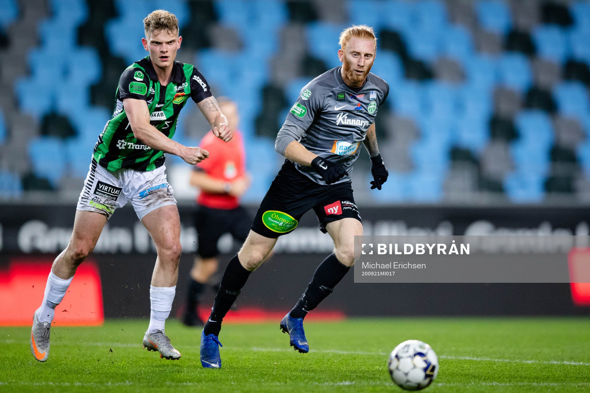 GAIS Meinhard Egilsson Olsen och Västerås Calle Svensson