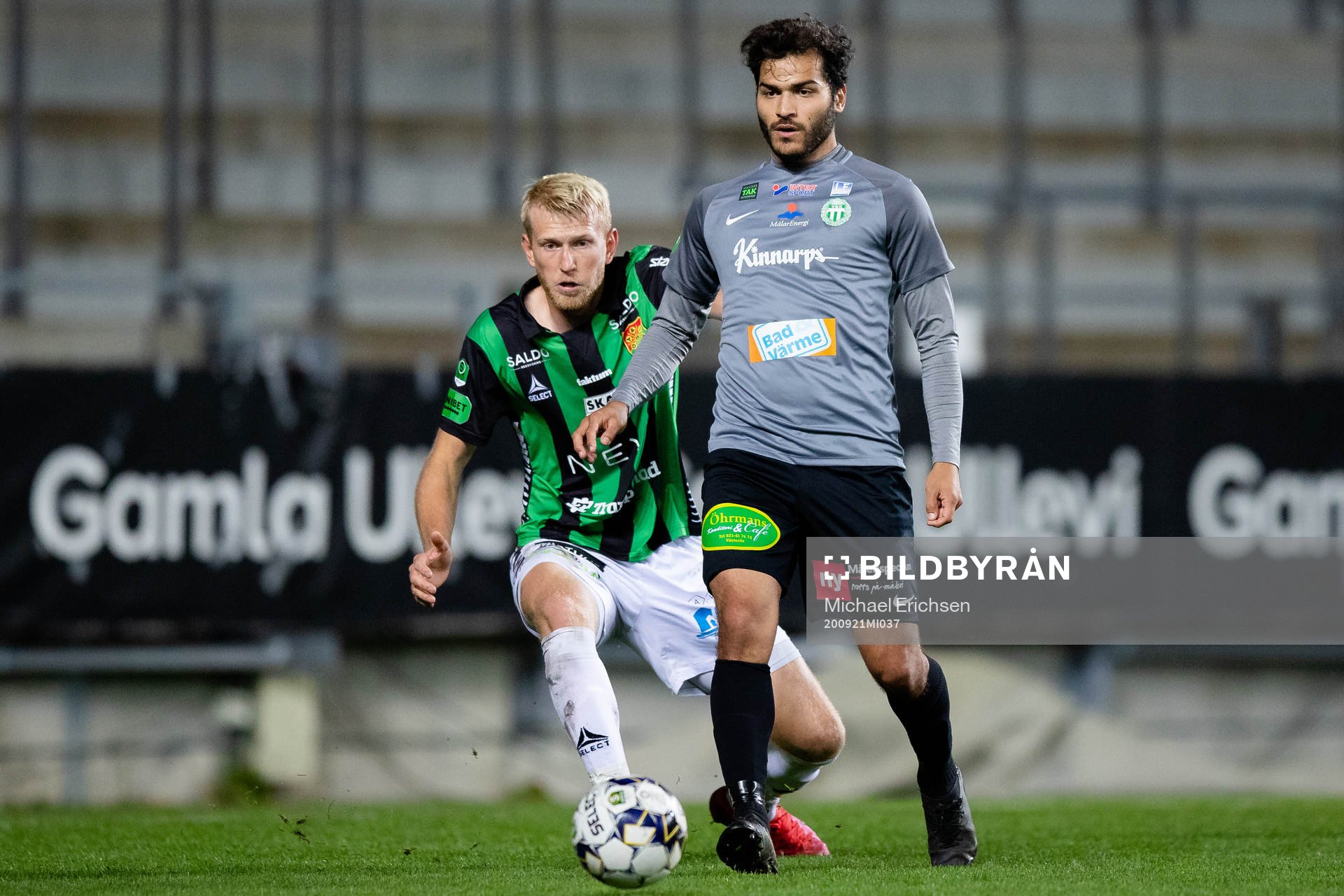 GAIS Carl Elfgren Nyström och Västerås Pedro Ribeiro
