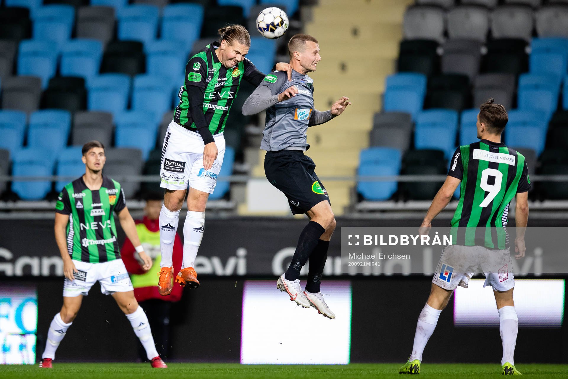 GAIS Charlie Weberg och Västerås Jonas Hellgren