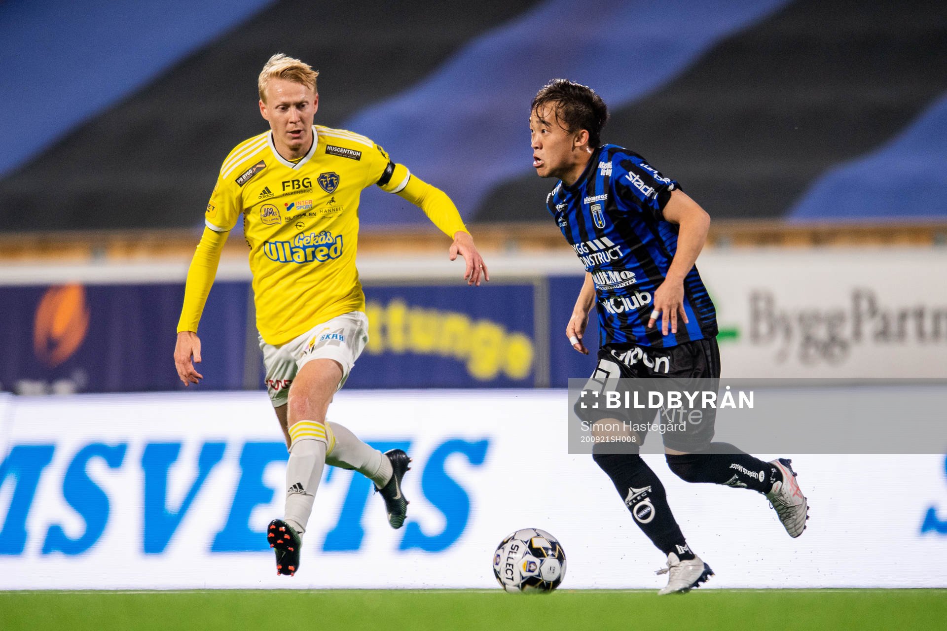 Falkenbergs Jacob Ericsson och Sirius Yukiya Sugita