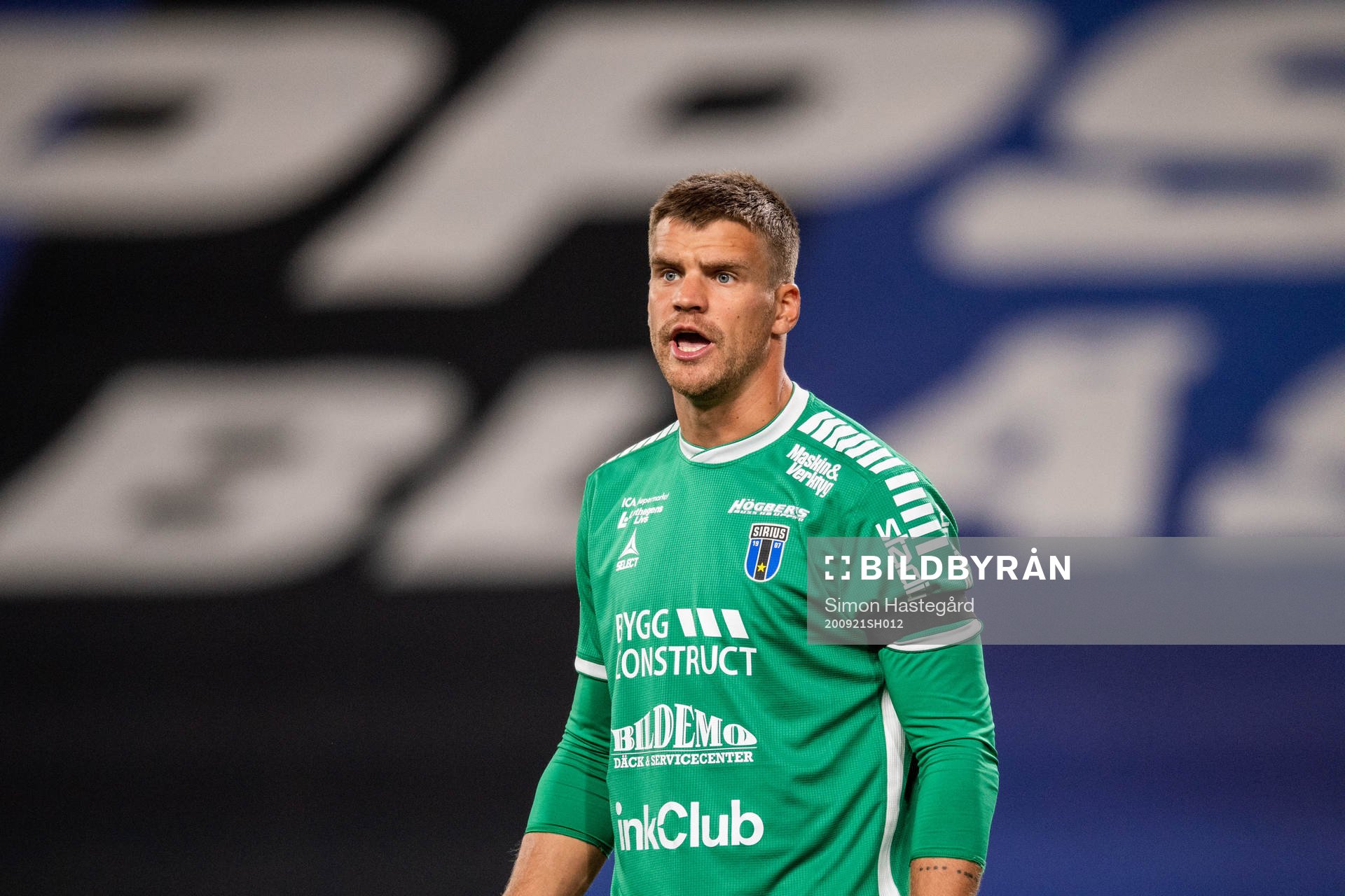 Sirius målvakt Lukas Jonsson