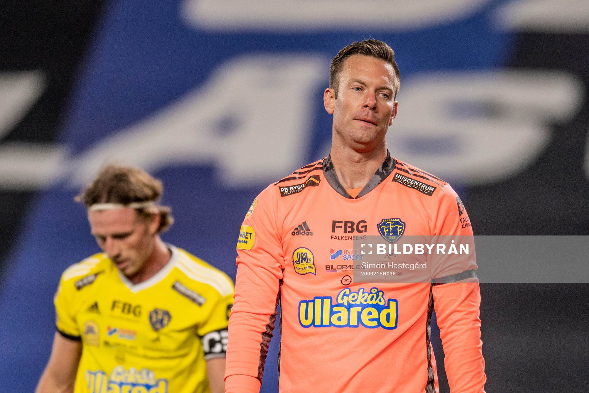 Falkenbergs målvakt Viktor Noring deppar